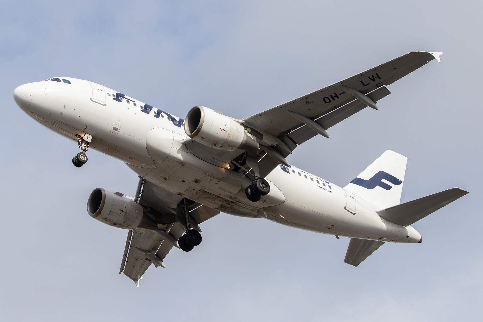 Flughafen Berlin Tegel (TXL): Finnair (AY / FIN) |  Airbus A319-112 A319 | OH-LVI | MSN 1364