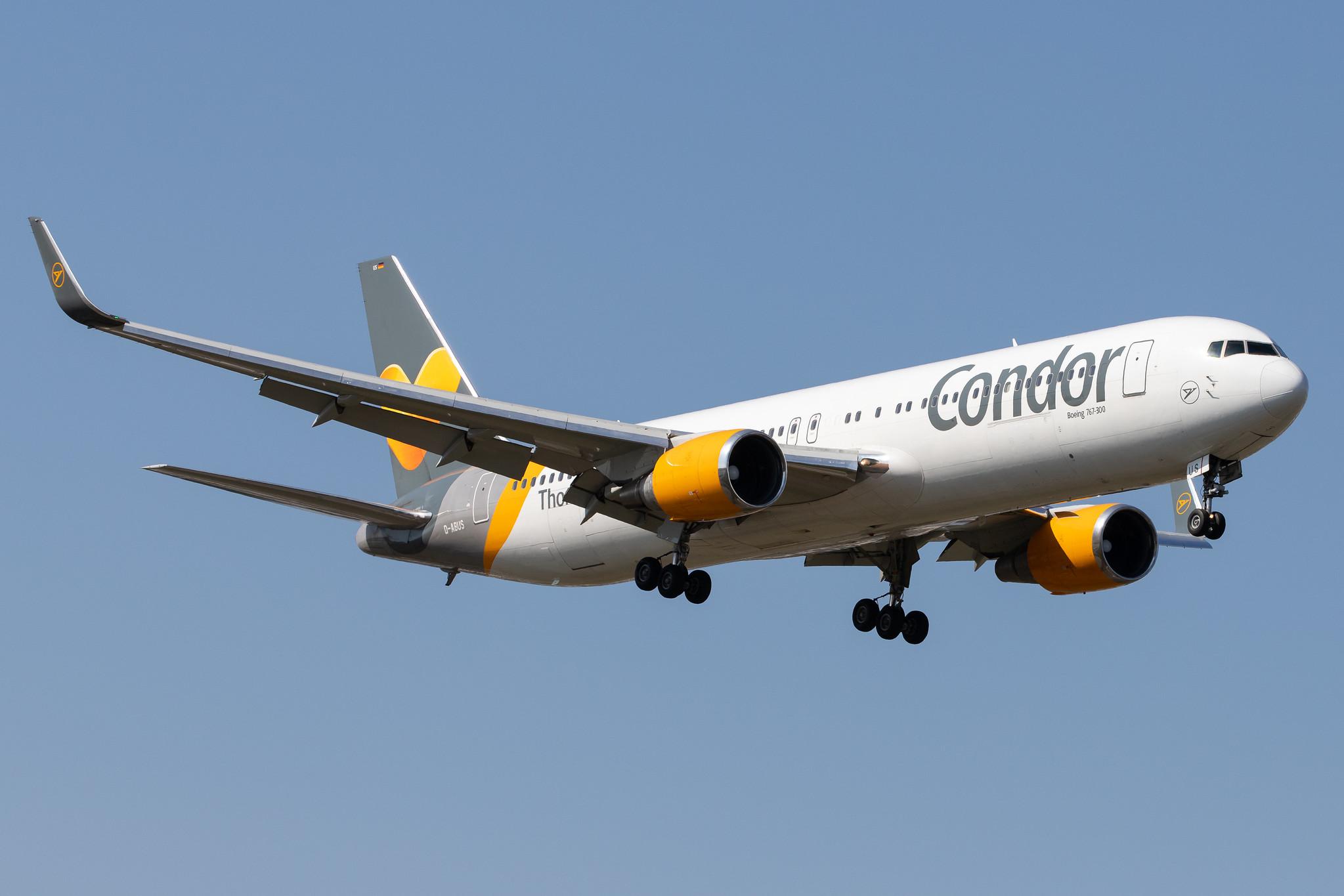 Frankfurt Airport: Condor (DE / CFG) |  Boeing 767-38E(ER) B763 | D-ABUS | MSN 30840