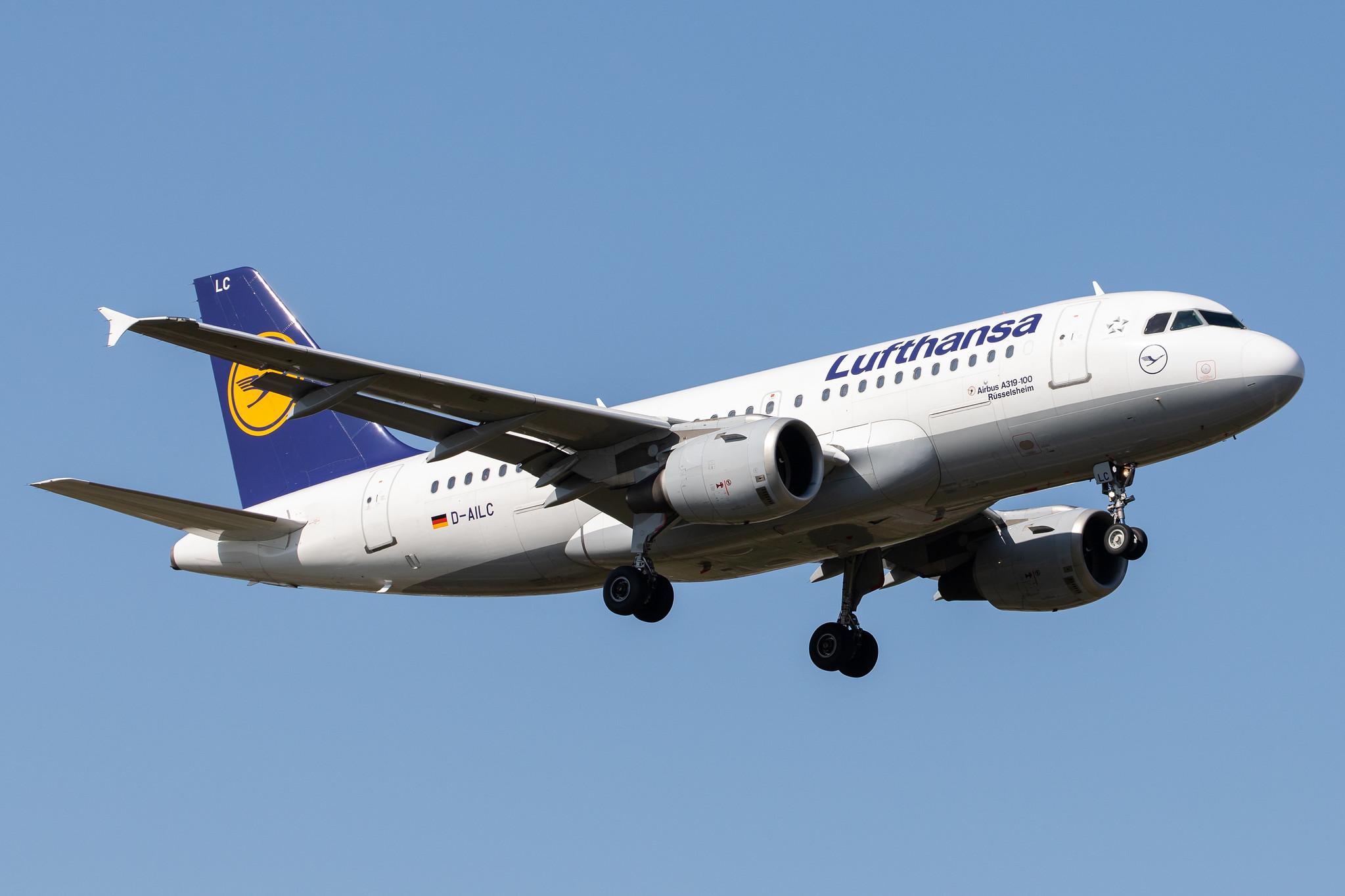 Frankfurt Airport: Lufthansa (LH / DLH) |  Airbus A319-114 A319 | D-AILC | MSN 0616