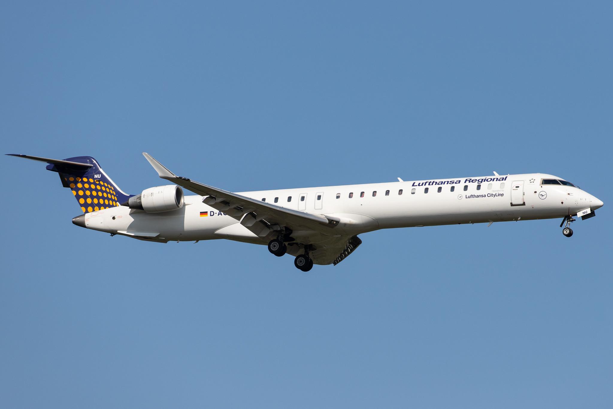 Frankfurt Airport: Lufthansa (LH / DLH) | Operator: Lufthansa CityLine |  Bombardier CRJ-900LR CRJ9 | D-ACNU | MSN 15267