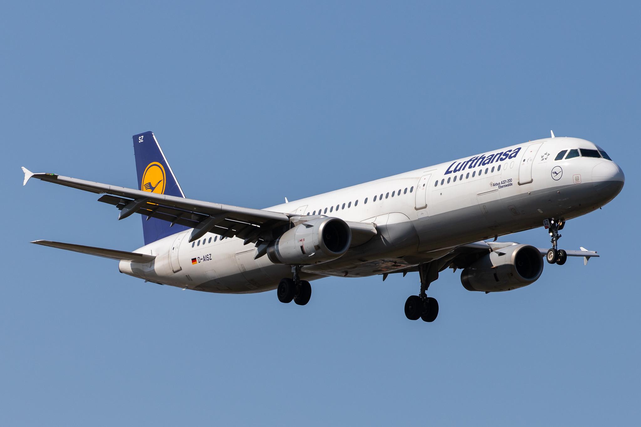 Frankfurt Airport: Lufthansa (LH / DLH) |  Airbus A321-231 A321 | D-AISZ | MSN 4085