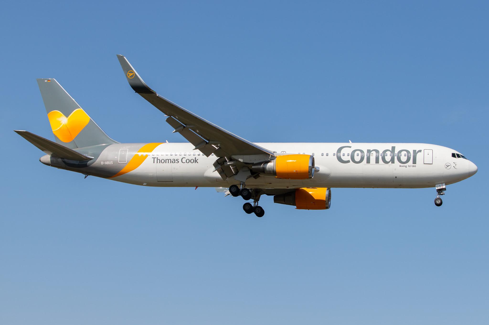 Frankfurt Airport: Condor (DE / CFG) |  Boeing 767-38E(ER) B763 | D-ABUS | MSN 30840
