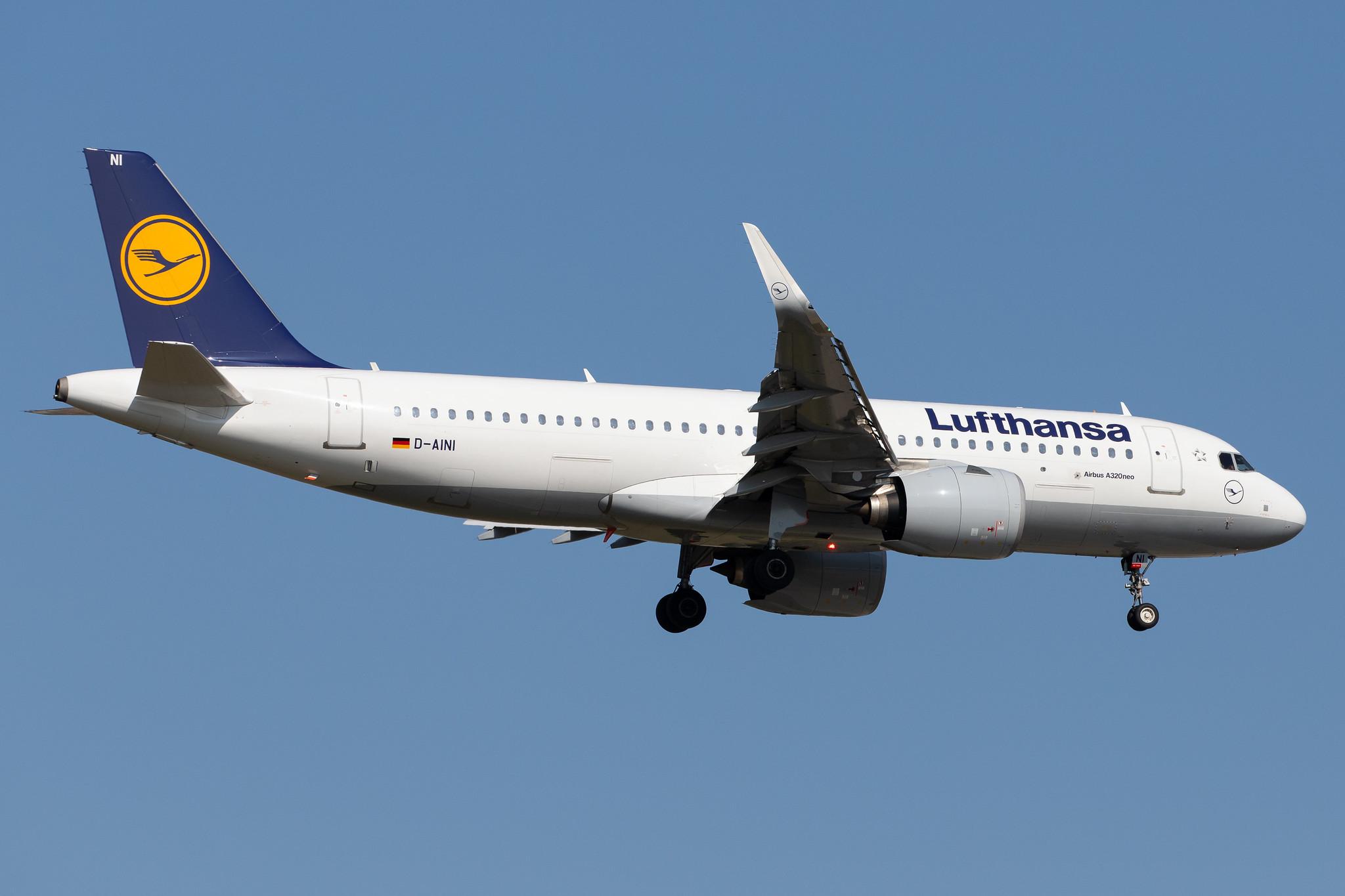 Frankfurt Airport: Lufthansa (LH / DLH) |  Airbus A320-271N A20N | D-AINI | MSN 7710