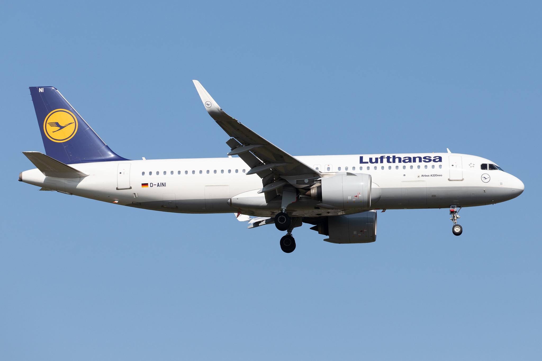 Frankfurt Airport: Lufthansa (LH / DLH) |  Airbus A320-271N A20N | D-AINI | MSN 7710