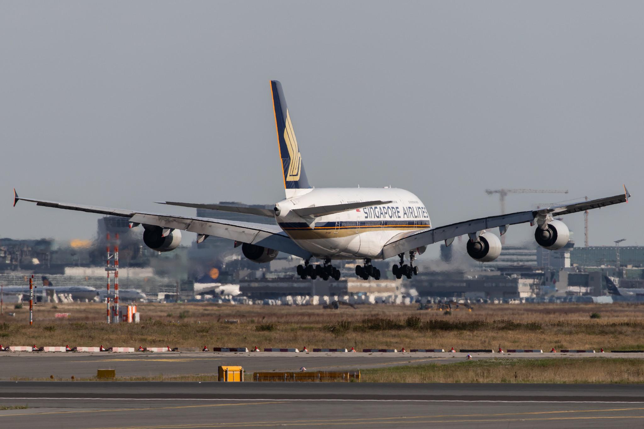 Frankfurt Airport: Singapore Airlines (SQ / SIA) |  Airbus A380-841 A388 | 9V-SKK | MSN 051