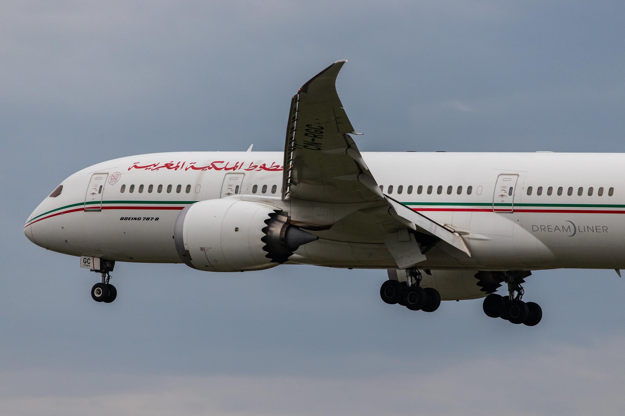 Frankfurt Airport: Royal Air Maroc (AT / RAM) |  Boeing 787-8 Dreamliner B788 | CN-RGC | MSN 43818