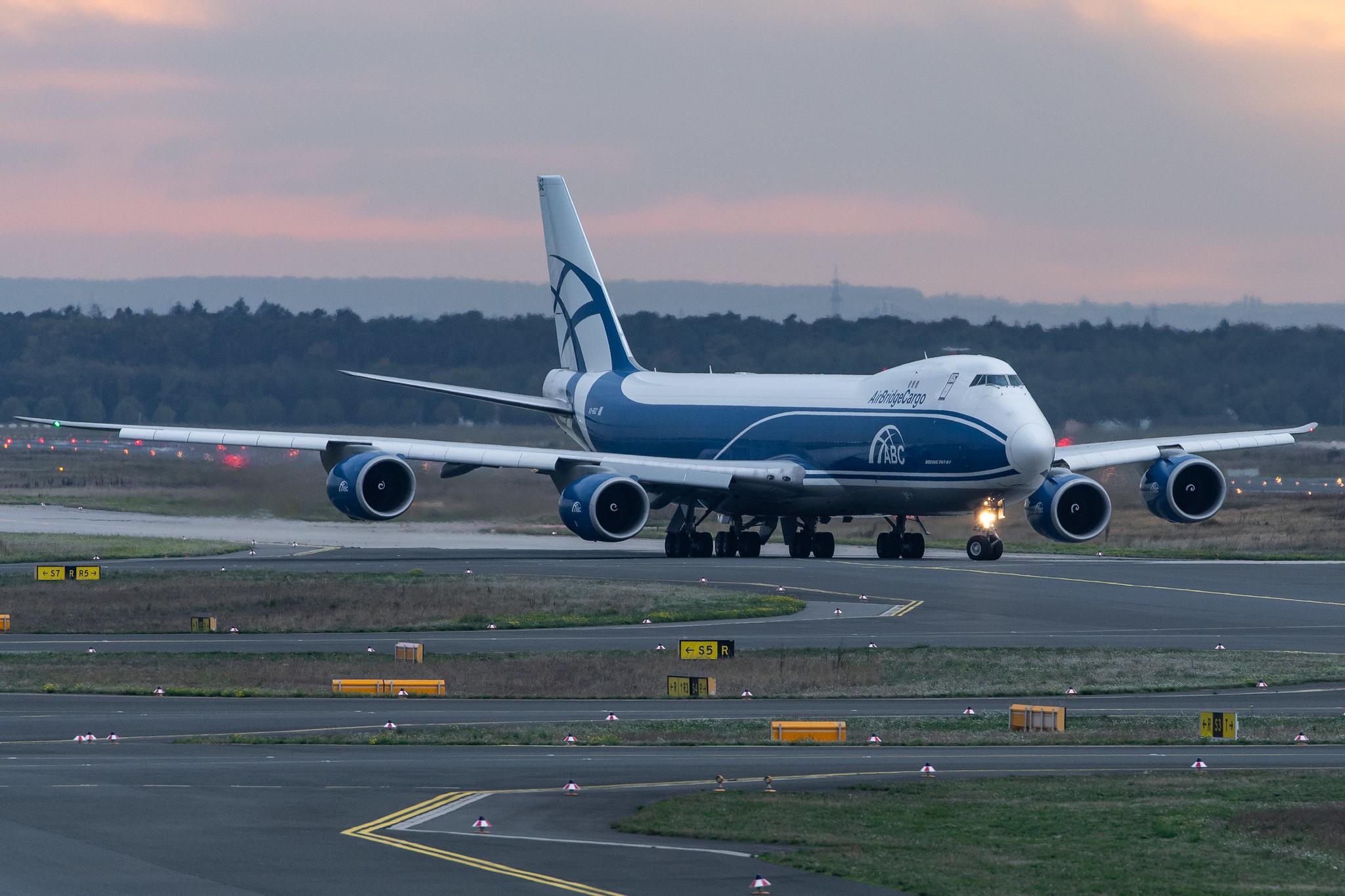 Frankfurt Airport: AirBridgeCargo (RU / ABW) | Operator: AirBridgeCargo Airlines |  Boeing 747-8HV(F) B748 | VQ-BGZ | MSN 37580