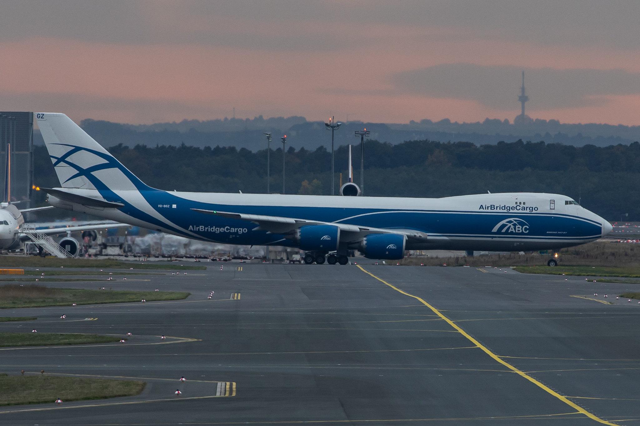 Frankfurt Airport: AirBridgeCargo (RU / ABW) | Operator: AirBridgeCargo Airlines |  Boeing 747-8HV(F) B748 | VQ-BGZ | MSN 37580