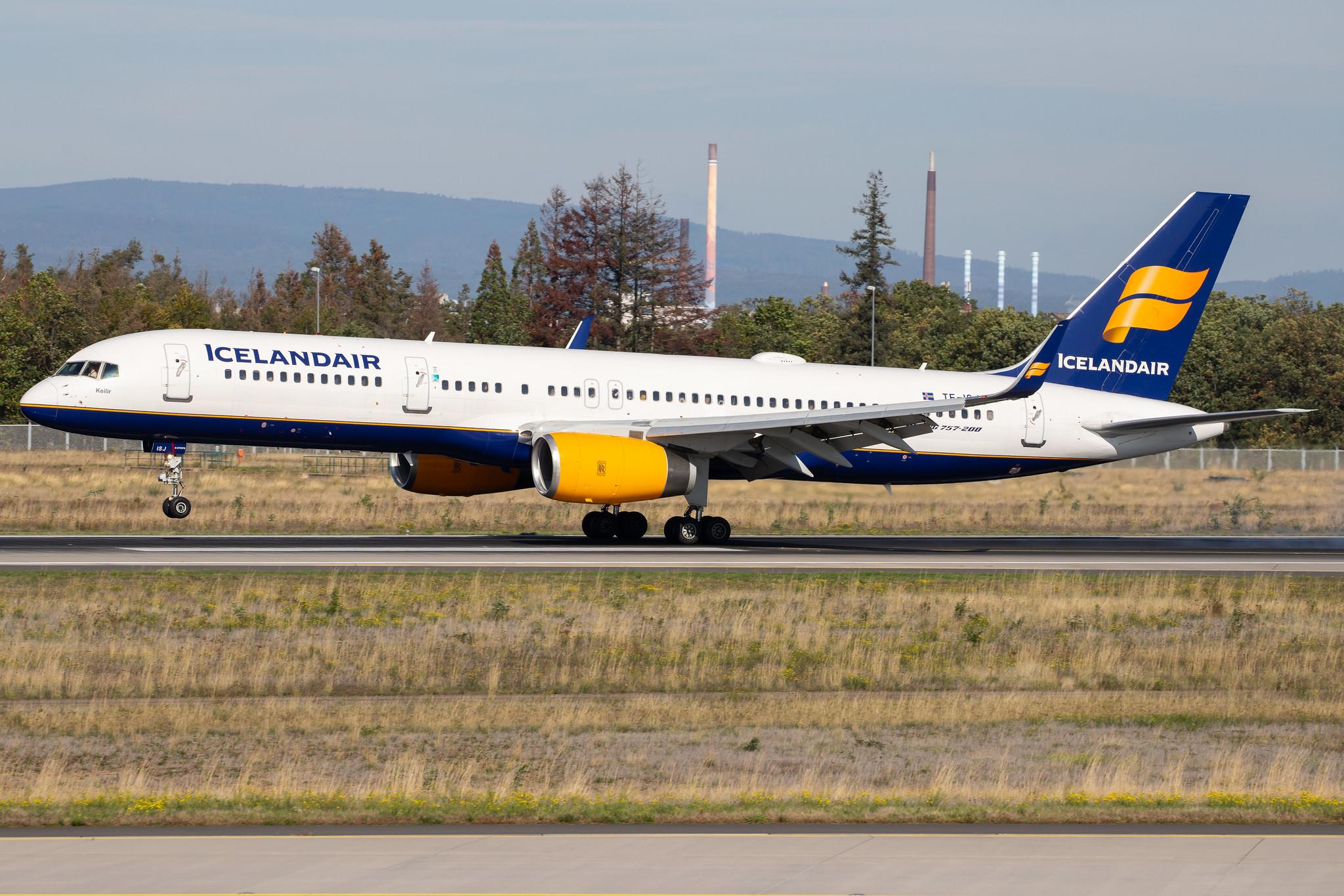 Frankfurt Airport: Icelandair (FI / ICE) |  Boeing 757-256 B752 | TF-ISJ | MSN 26249