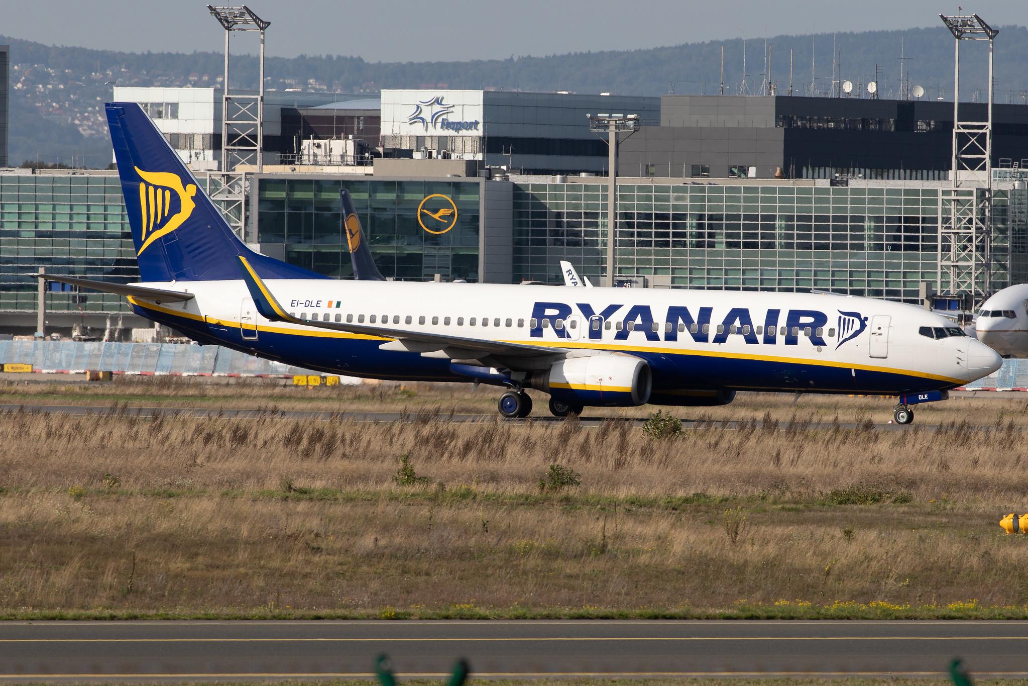 Frankfurt Airport: Ryanair (FR / RYR) |  Boeing 737-8AS B738 | EI-DLE | MSN 33587
