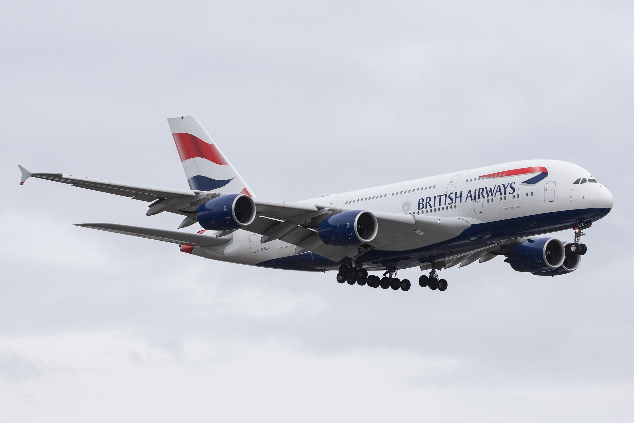 London Heathrow Airport: British Airways (BA / BAW) |  Airbus A380-841 A388 | G-XLEE | MSN 148