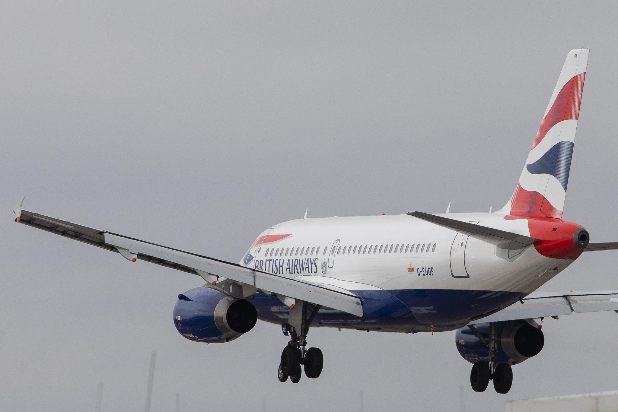 London Heathrow Airport: British Airways (BA / BAW) |  Airbus A319-131 A319 | G-EUOF | MSN 1590