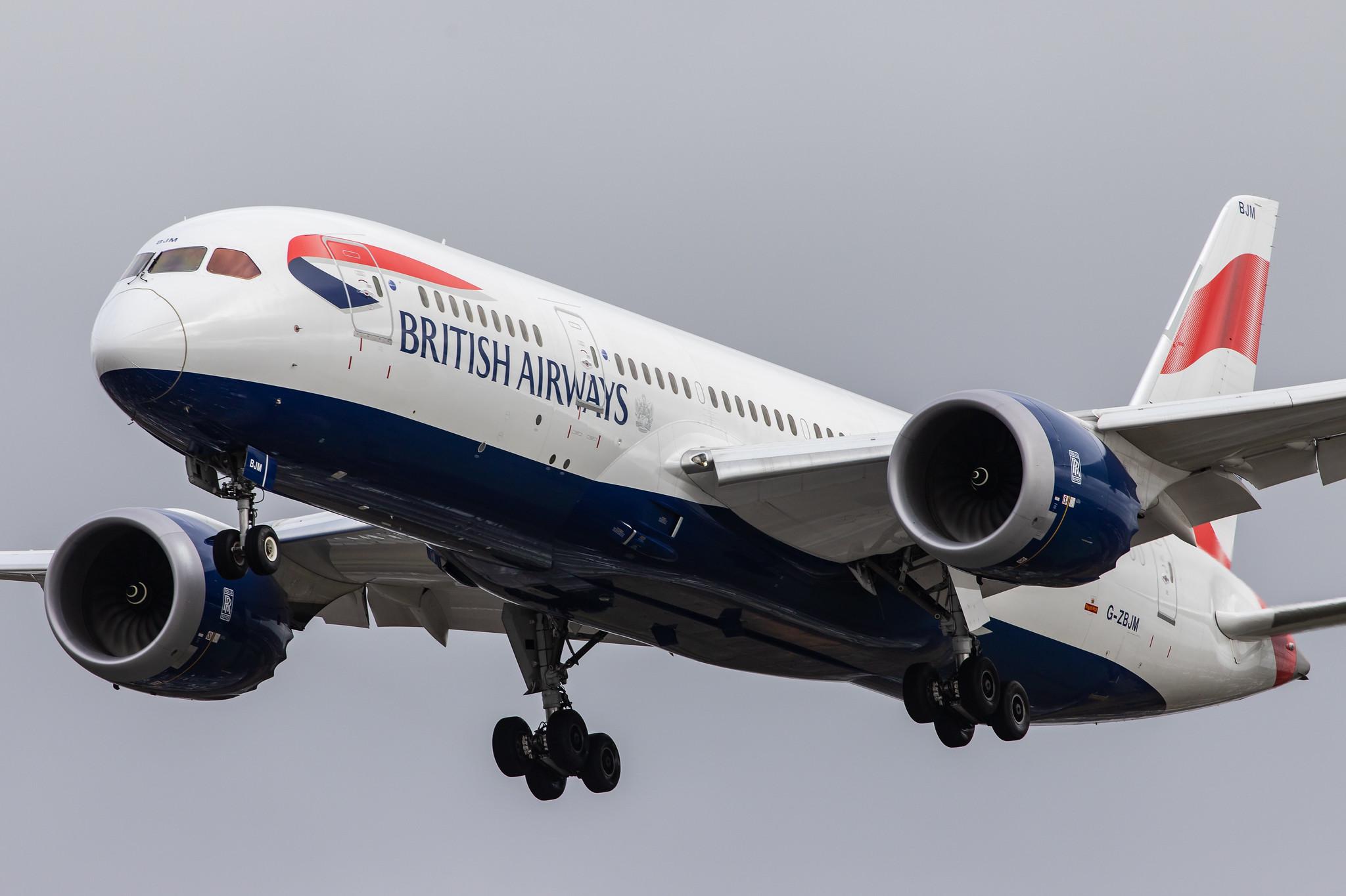 London Heathrow Airport: British Airways (BA / BAW) |  Boeing 787-8 Dreamliner B788 | G-ZBJM | MSN 60631