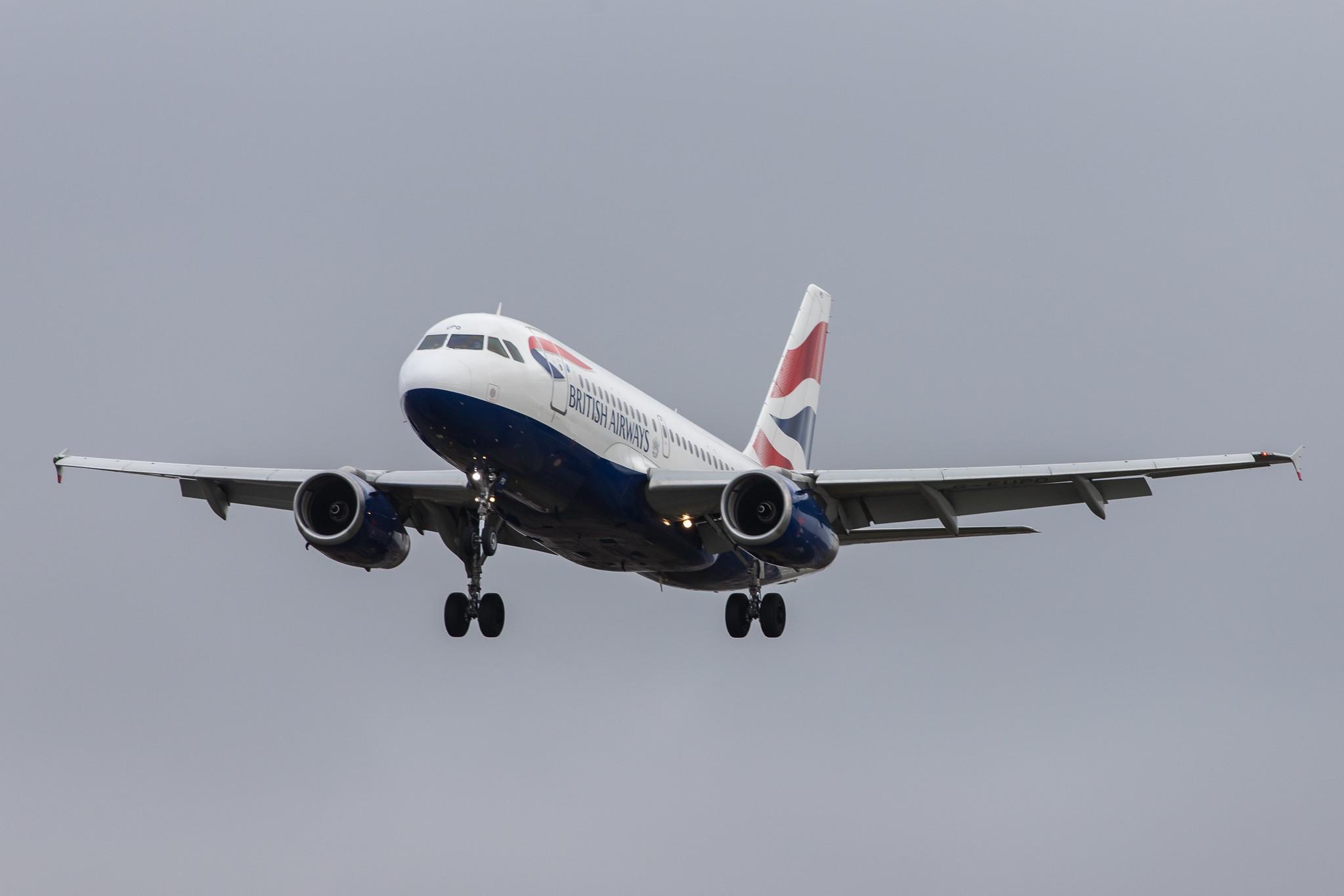 London Heathrow Airport: British Airways (BA / BAW) |  Airbus A319-131 A319 | G-EUPO | MSN 1279