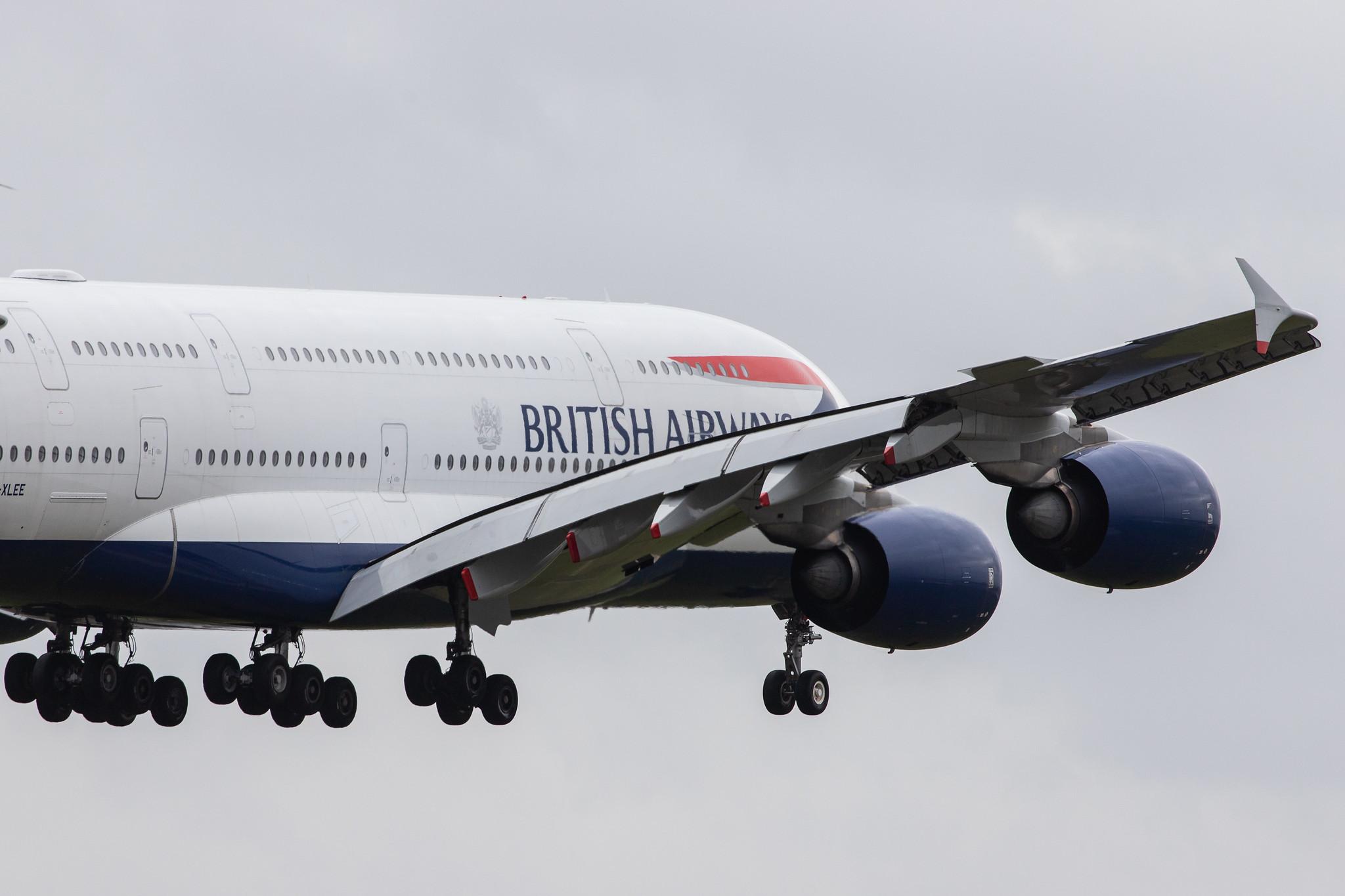 London Heathrow Airport: British Airways (BA / BAW) |  Airbus A380-841 A388 | G-XLEE | MSN 148