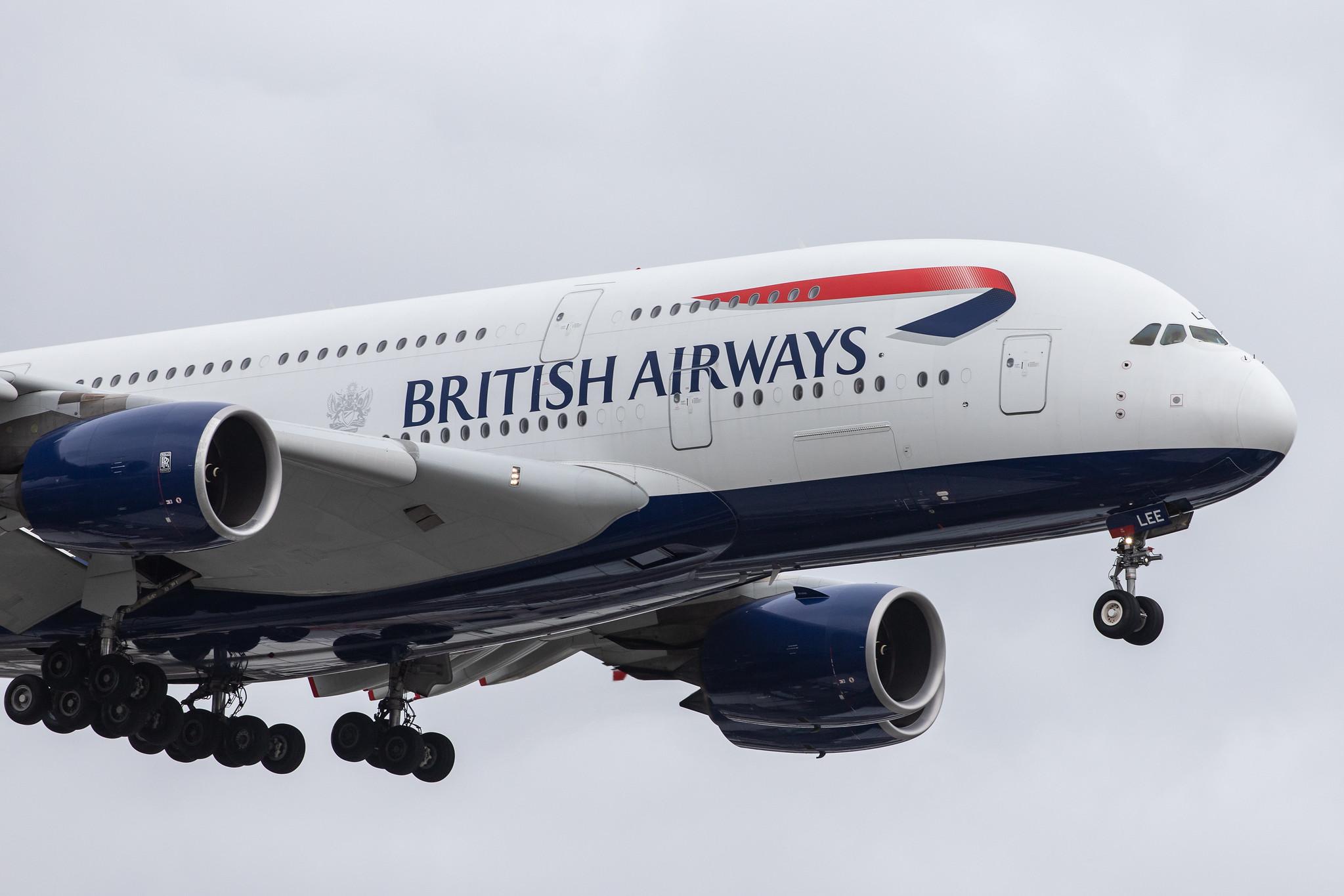 London Heathrow Airport: British Airways (BA / BAW) |  Airbus A380-841 A388 | G-XLEE | MSN 148
