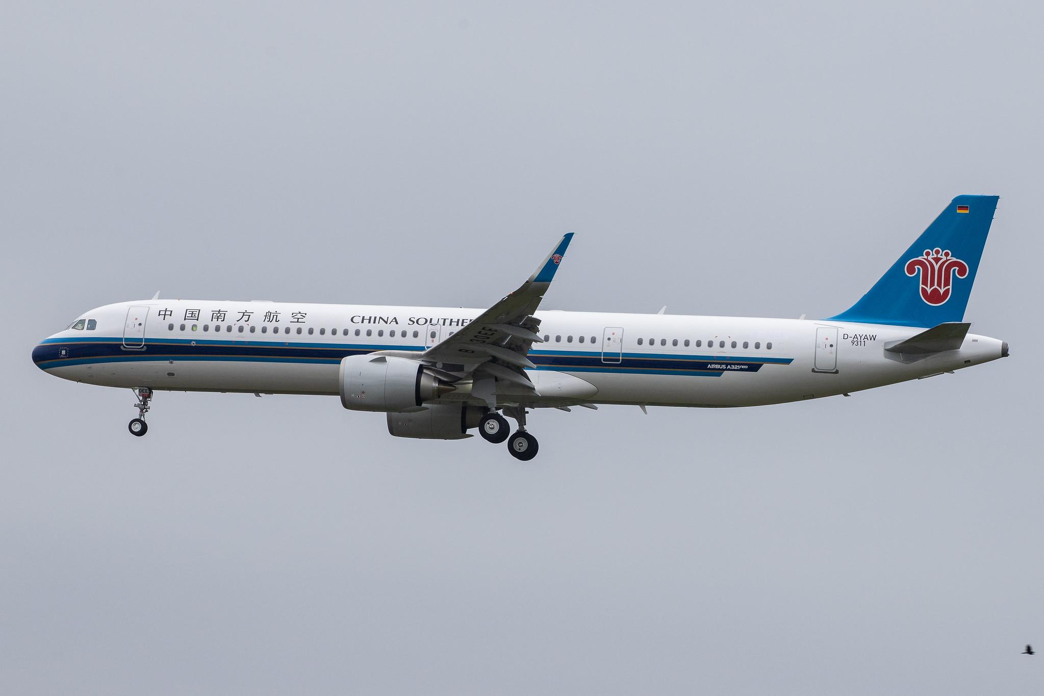 Hamburg Airport: China Southern Airlines (CZ / CSN) | Airbus A321-253NX A21N | D-AYAW | MSN 9311