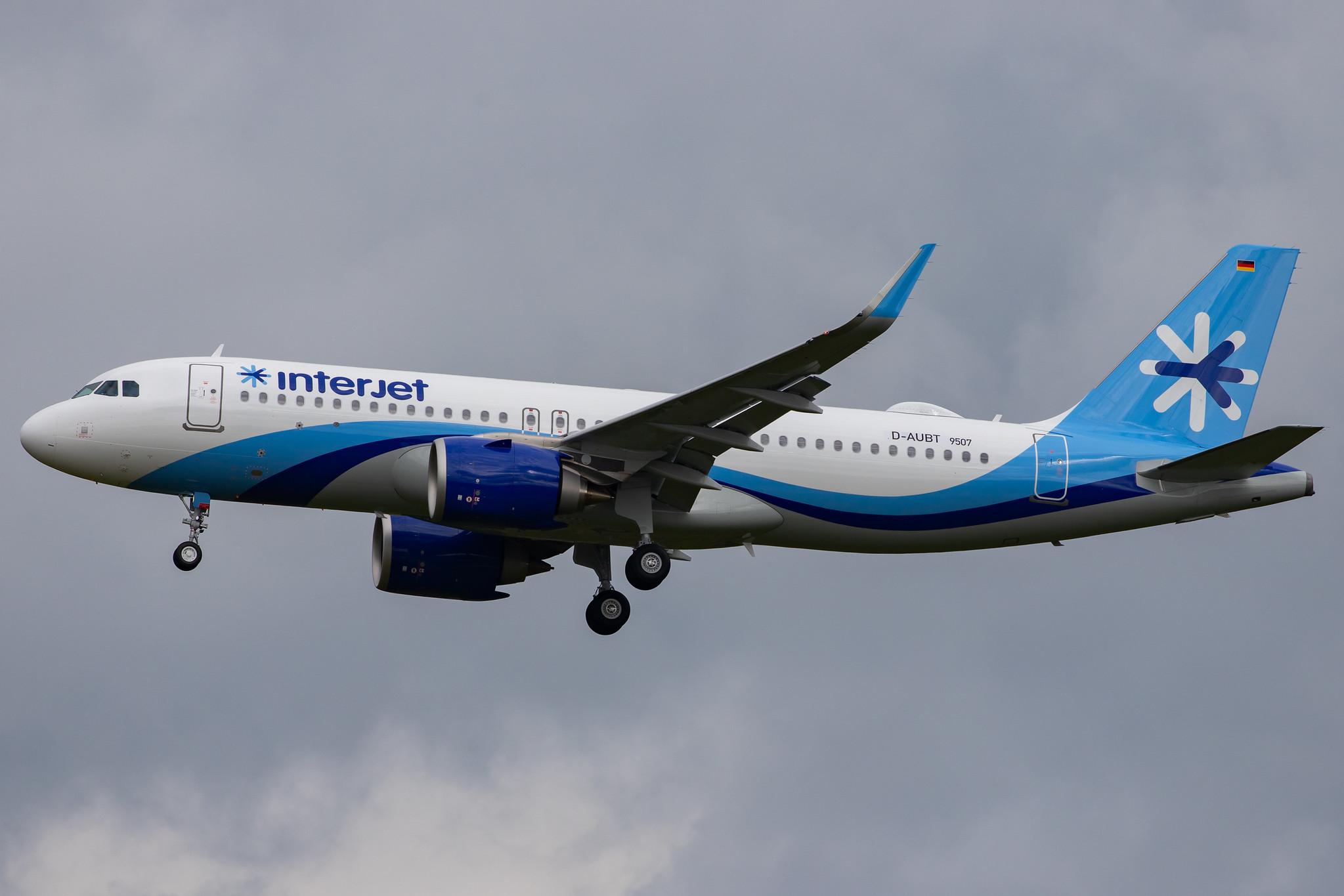 Hamburg Airport: Interjet (4O / AIJ) | Airbus A320-251N A20N | D-AUBT | MSN 9507
