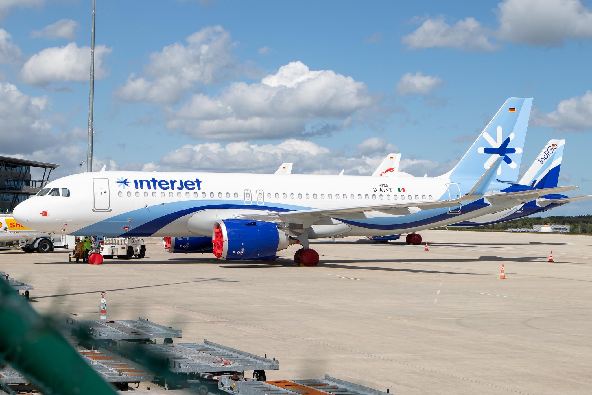 Flughafen Rostock-Laage: Interjet (4O / AIJ) | Airbus A320-251N A20N | D-AVVZ | MSN 9238