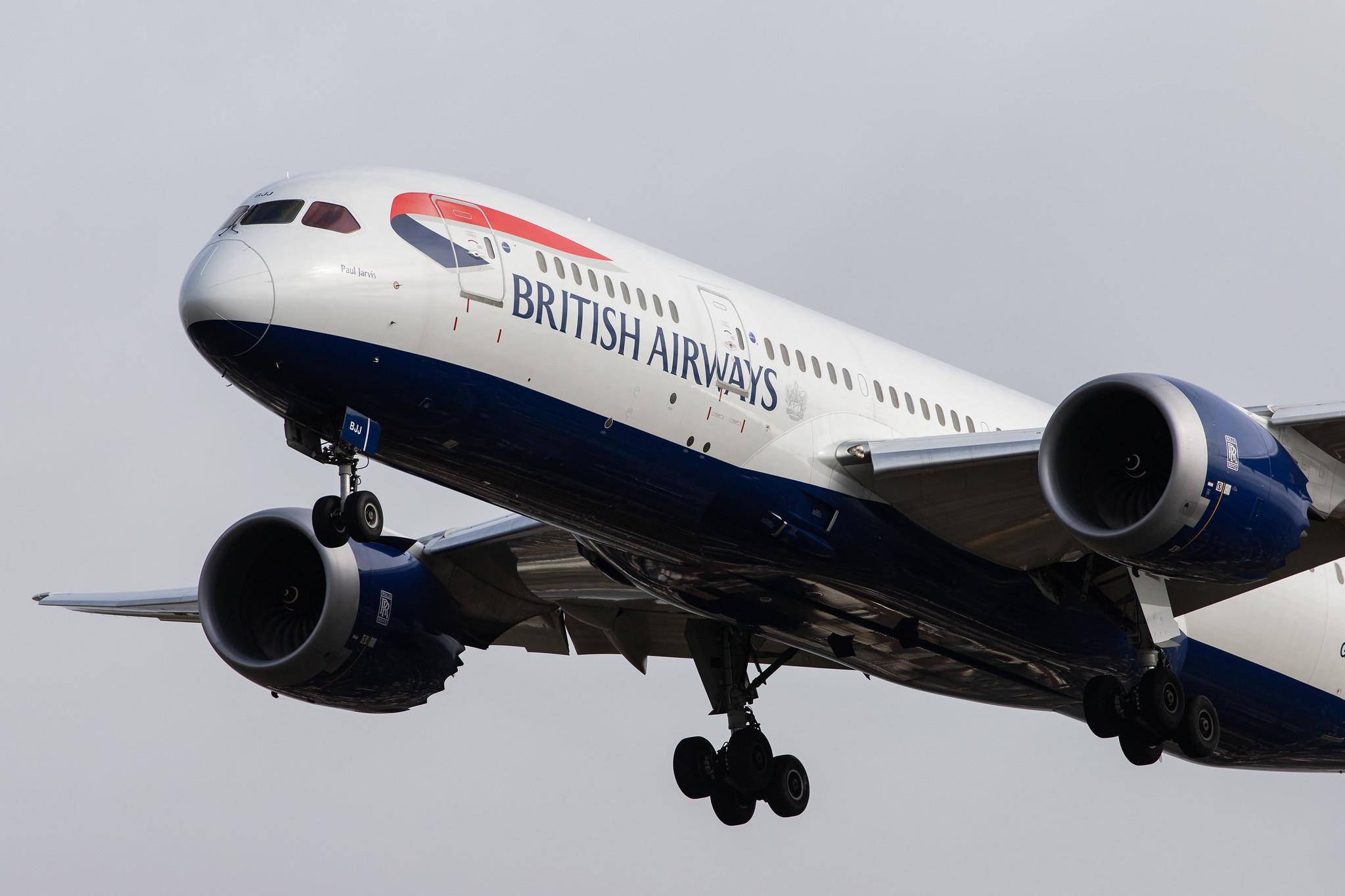 London Heathrow Airport: British Airways (BA / BAW) |  Boeing 787-8 Dreamliner B788 | G-ZBJJ | MSN 60629
