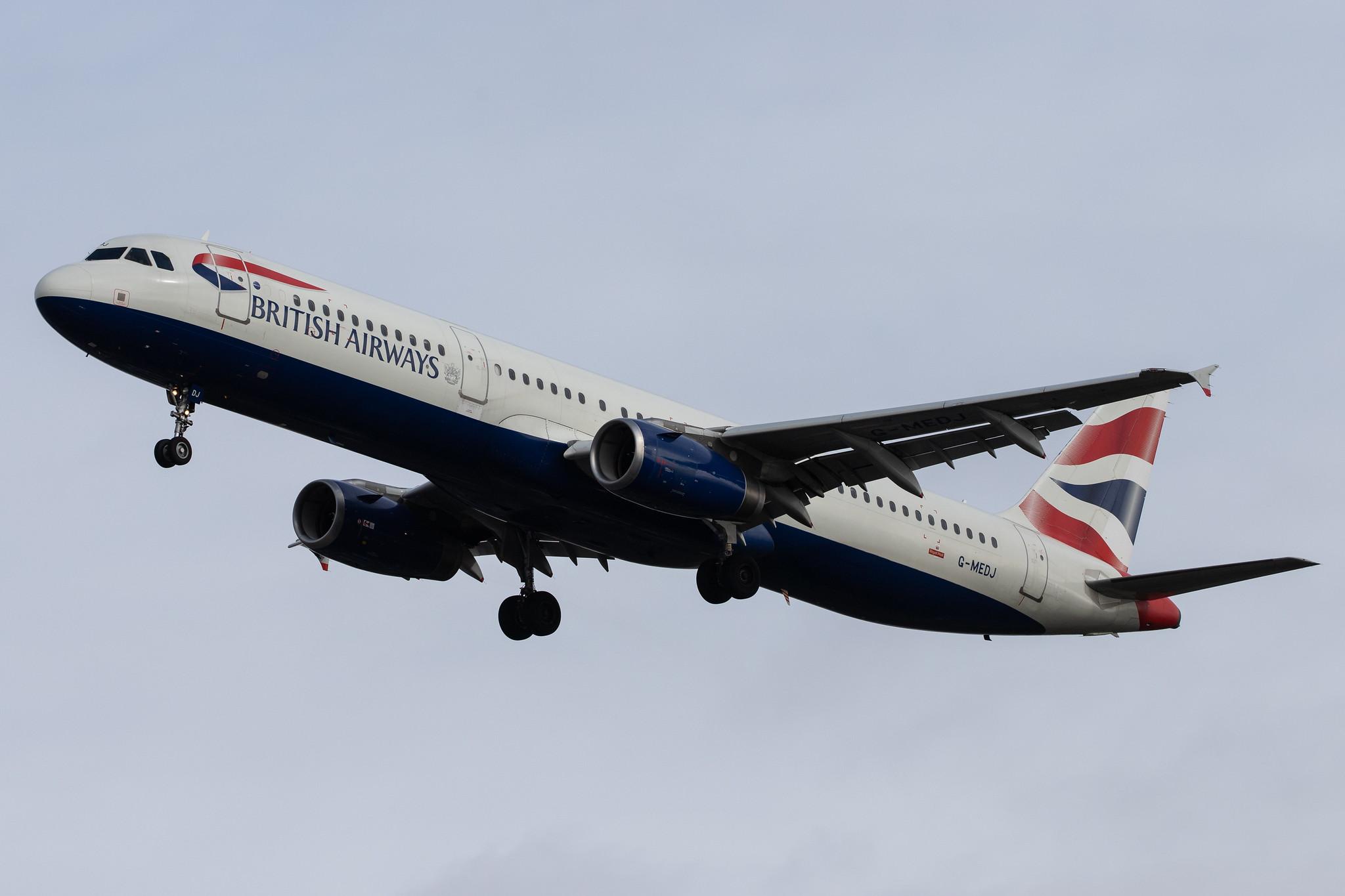 London Heathrow Airport: British Airways (BA / BAW) |  Airbus A321-231 A321 | G-MEDJ | MSN 2190