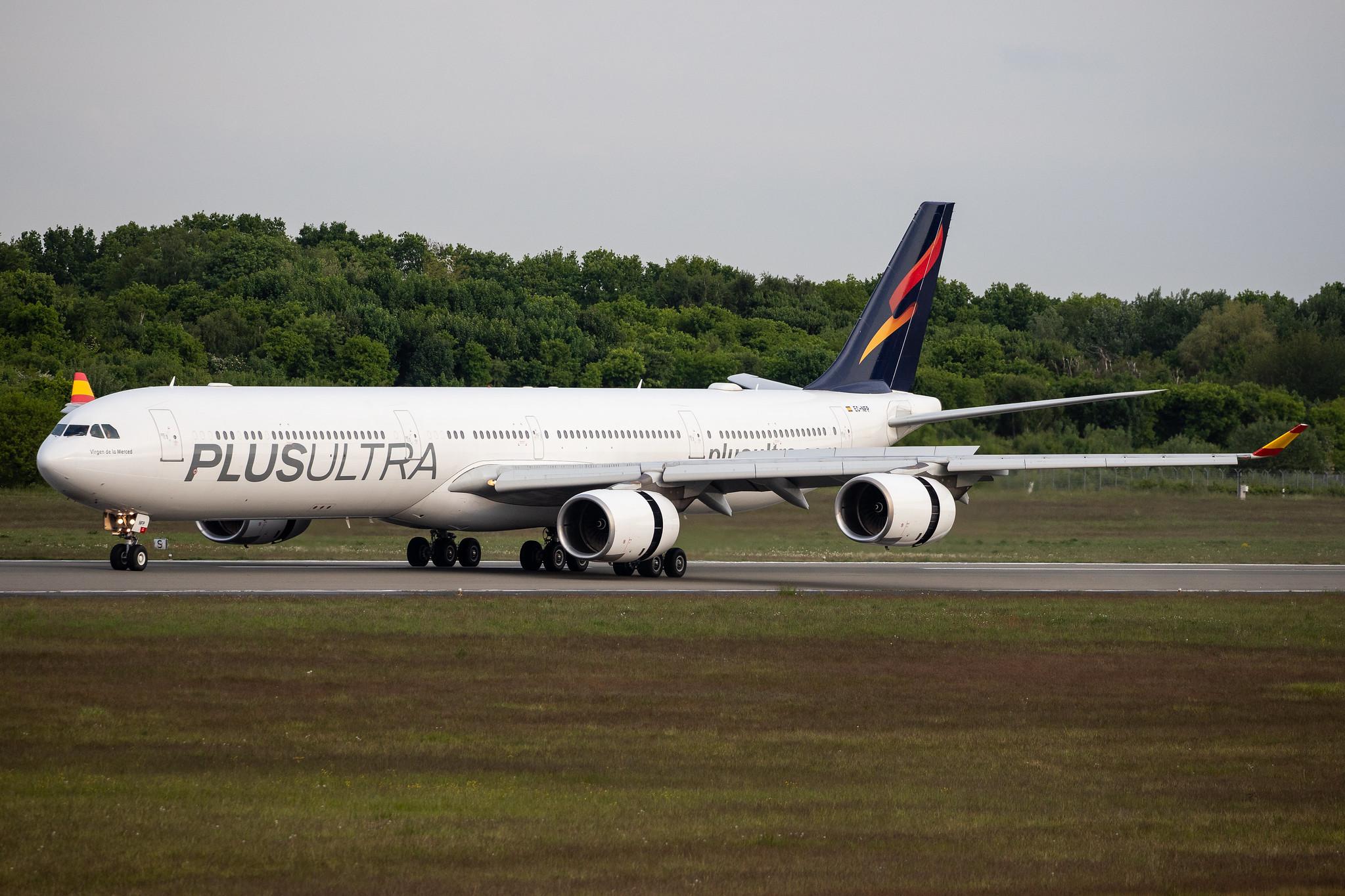Hamburg Airport: Plus Ultra (PU / PUE) |  Airbus A340-642 A346 | EC-NFP | MSN 0933