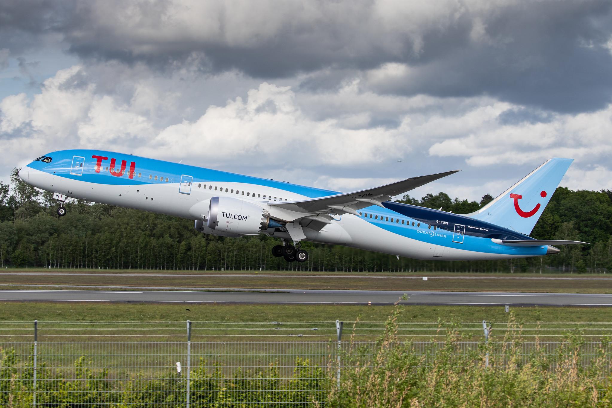 Hamburg Airport: TUI (X3 / TUI) | Operator: TUI Airways |  Boeing 787-9 Dreamliner B789 | G-TUIN | MSN 64293