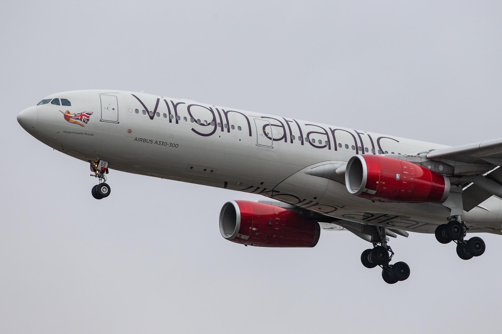 London Heathrow Airport: Virgin Atlantic (VS / VIR) |  Airbus A330-343 A333 | G-VKSS | MSN 1201