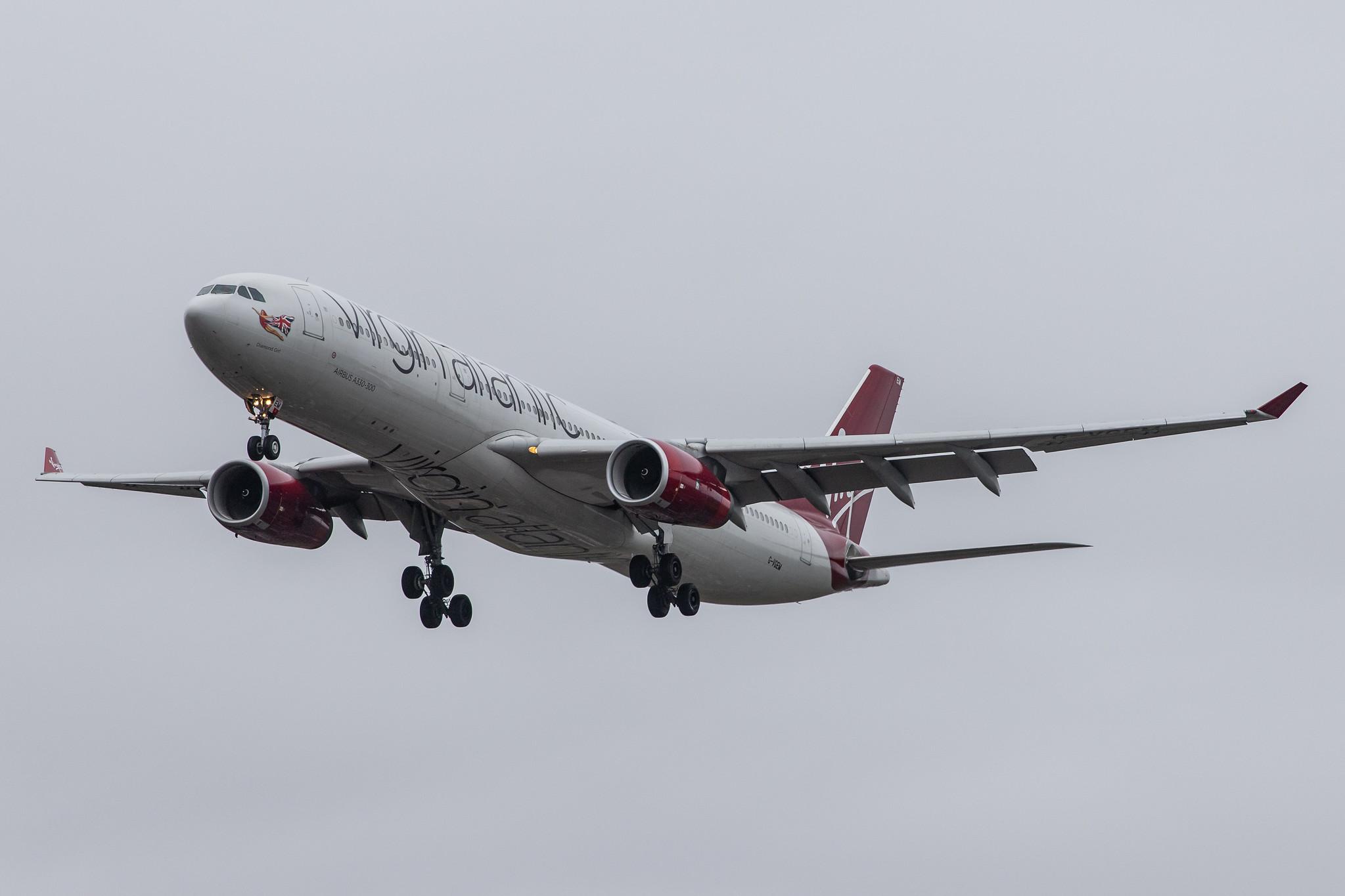 London Heathrow Airport: Virgin Atlantic (VS / VIR) |  Airbus A330-343 A333 | G-VGEM | MSN 1215