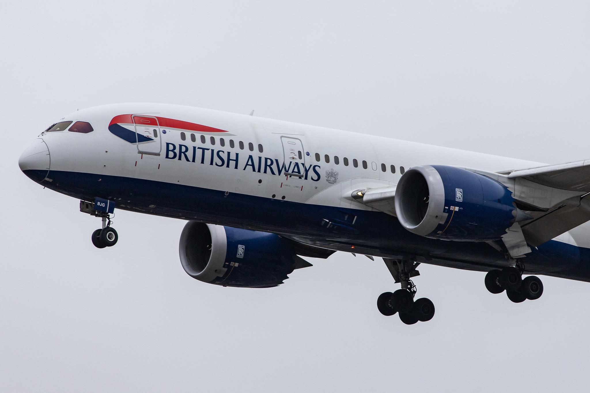 London Heathrow Airport: British Airways (BA / BAW) |  Boeing 787-8 Dreamliner B788 | G-ZBJG | MSN 38614
