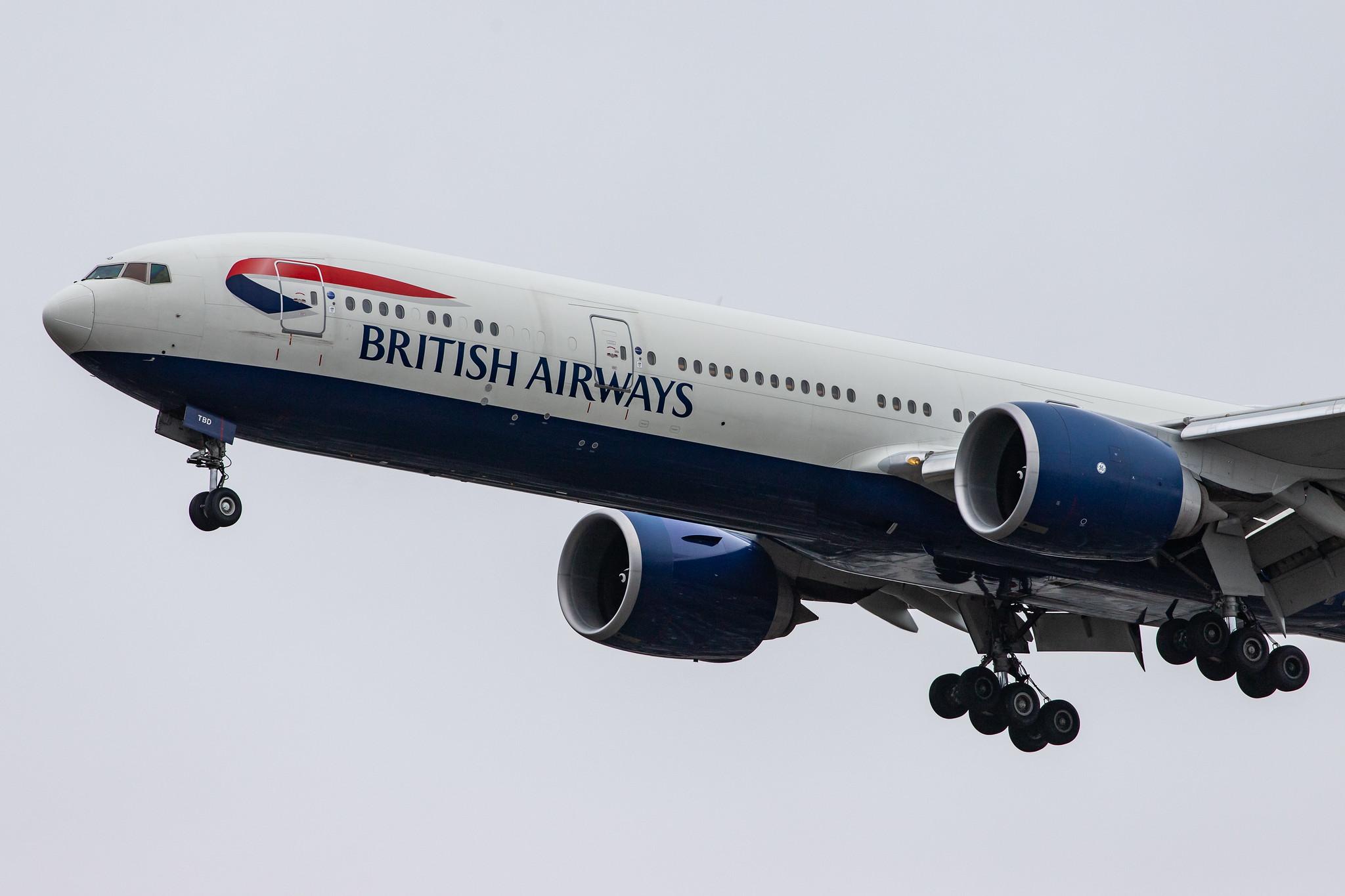 London Heathrow Airport: British Airways (BA / BAW) |  Boeing 777-36N(ER) B77W | G-STBD | MSN 38695