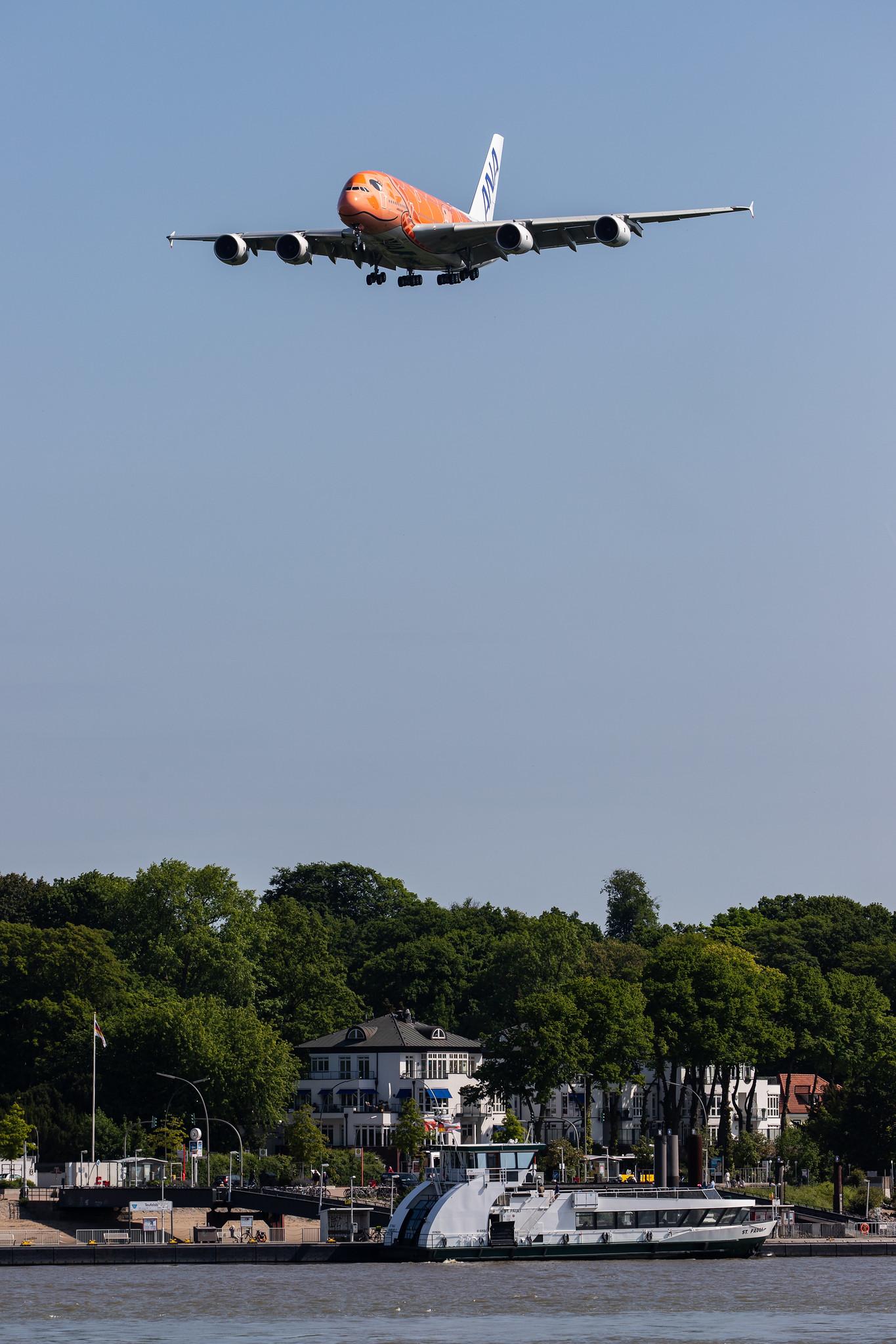 Hamburg Finkenwerder: All Nippon Airways (NH / ANA) | Airbus A380-841 A388 | F-WWAL | MSN 266 | Future: JA383A