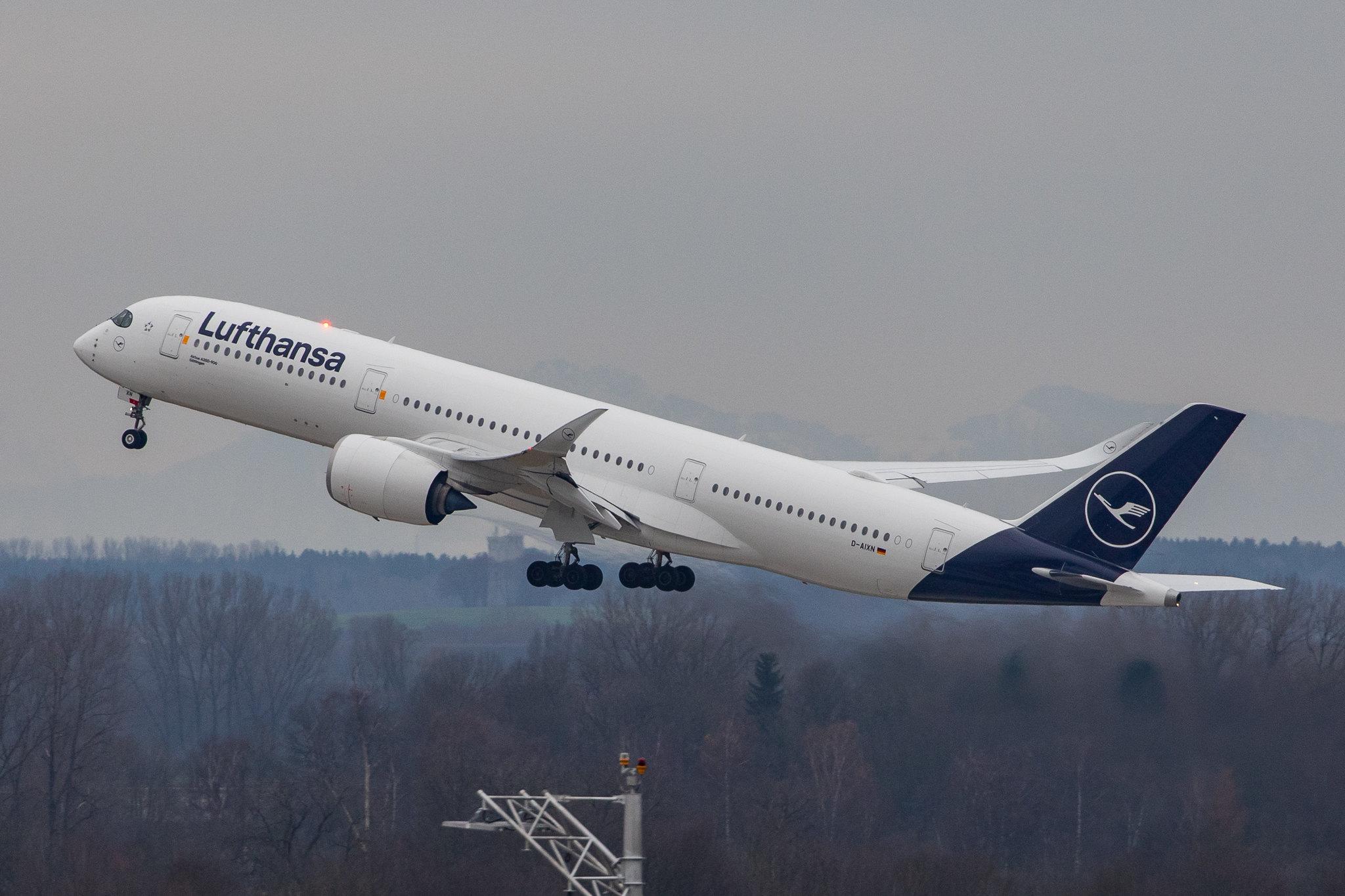 Munich Airport: Lufthansa (LH / DLH) |  Airbus A350-941 A359 | D-AIXN | MSN 292