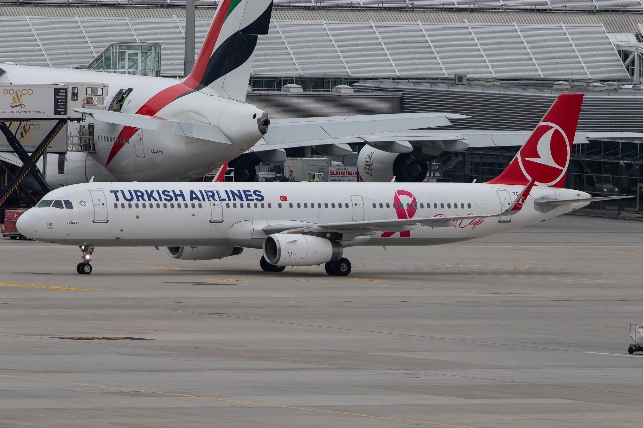 Munich Airport: Turkish Airlines (TK / THY) |  Livery: #PinkCap Livery |  Airbus A321-231 A321 | TC-JTK | MSN 7146