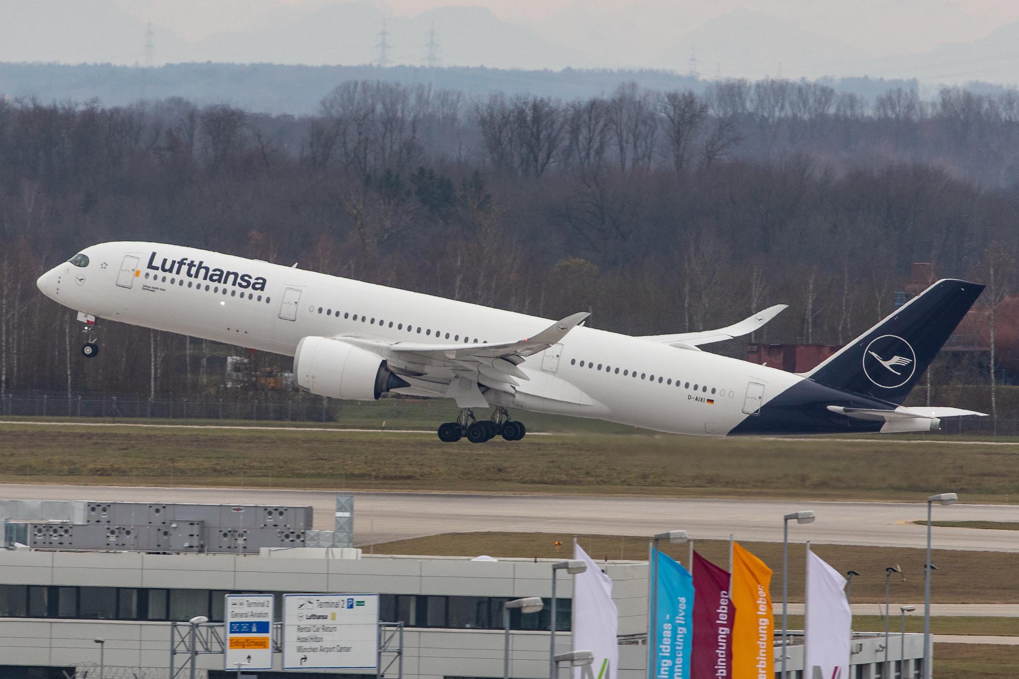 Munich Airport: Lufthansa (LH / DLH) |  Airbus A350-941 A359 | D-AIXI | MSN 202