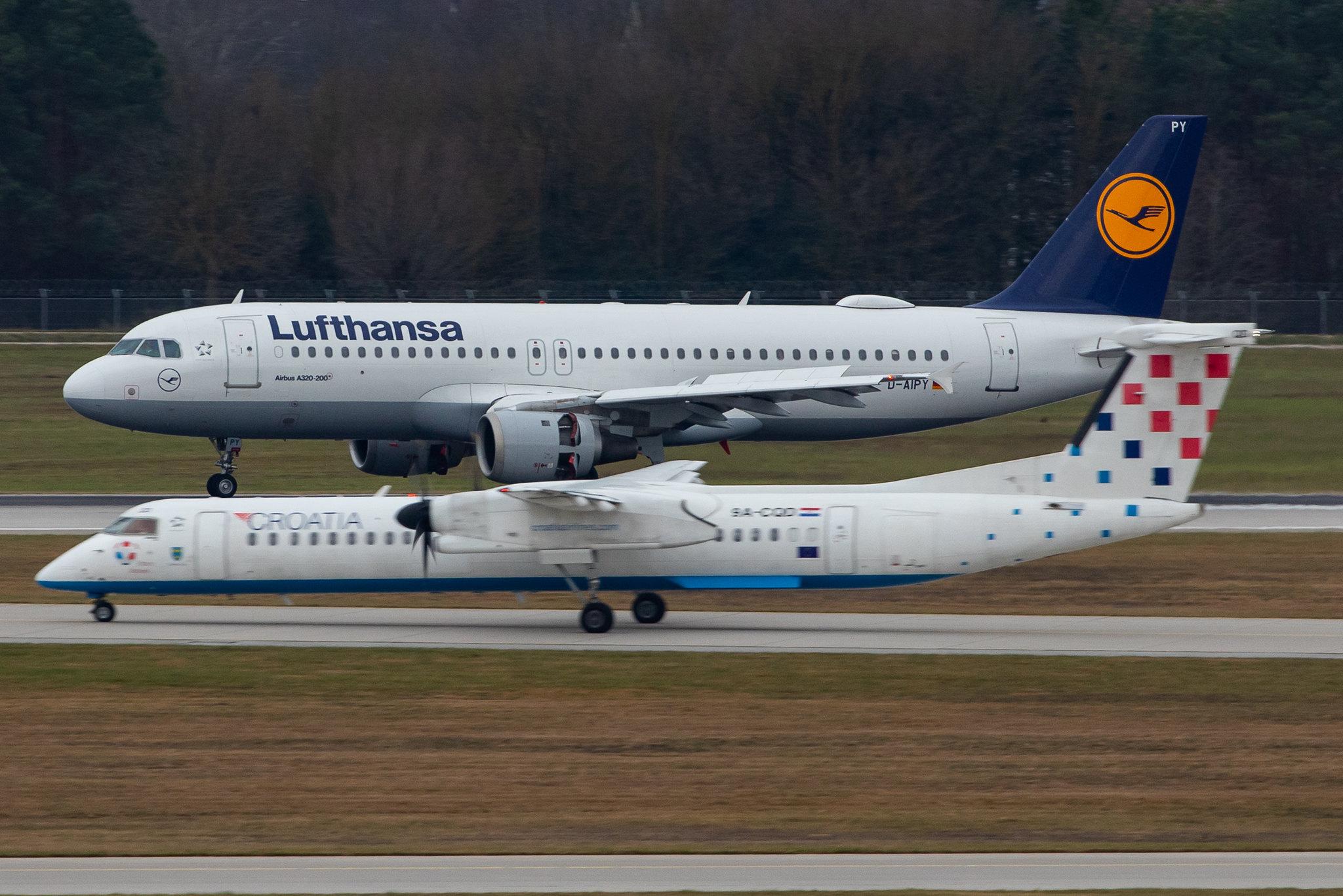 Munich Airport: Lufthansa (LH / DLH) |  Airbus A320-211 A320 | D-AIPY | MSN 0161