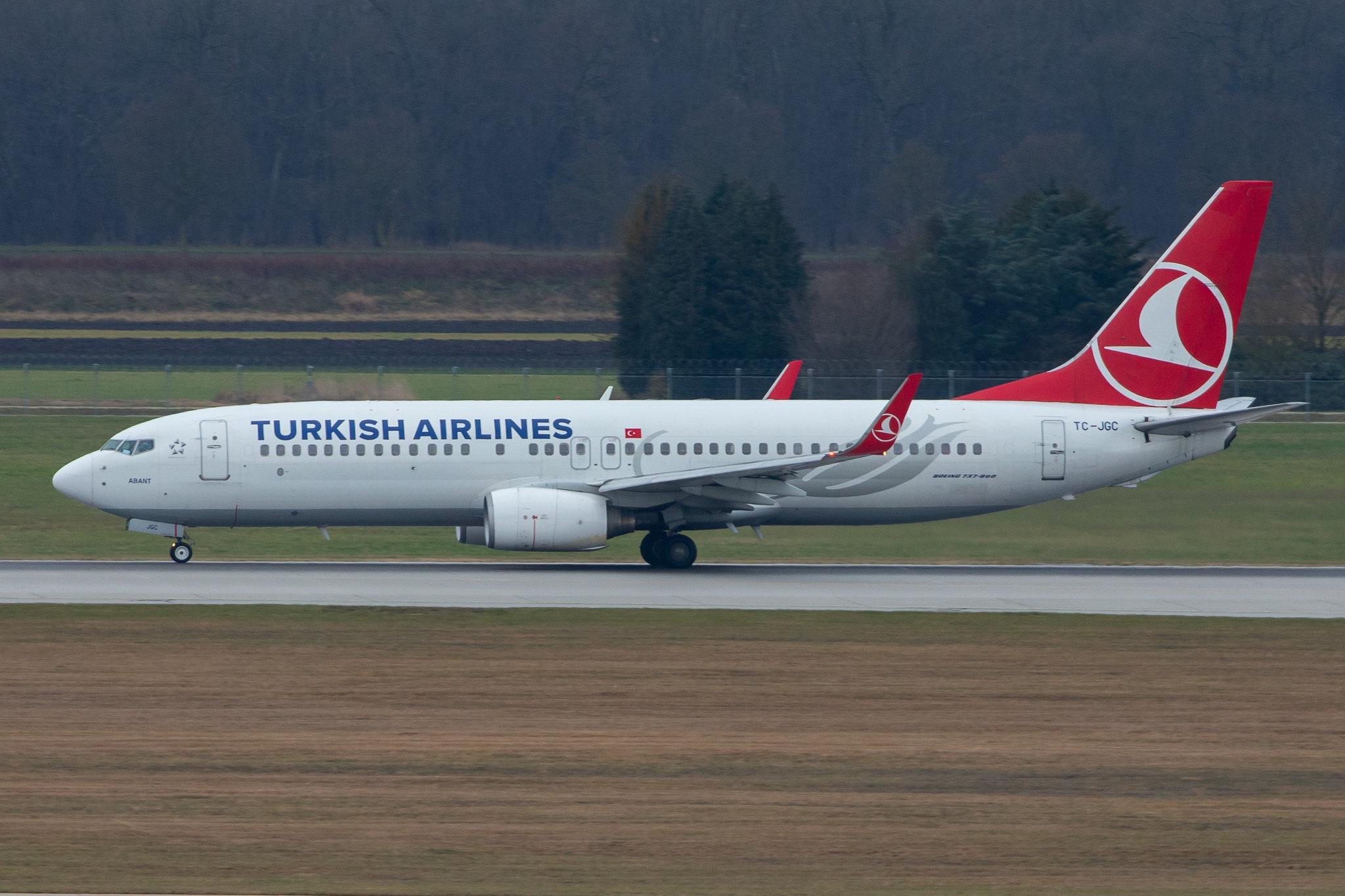 Munich Airport: Turkish Airlines (TK / THY) |  Boeing 737-8F2 B738 | TC-JGC | MSN 29787