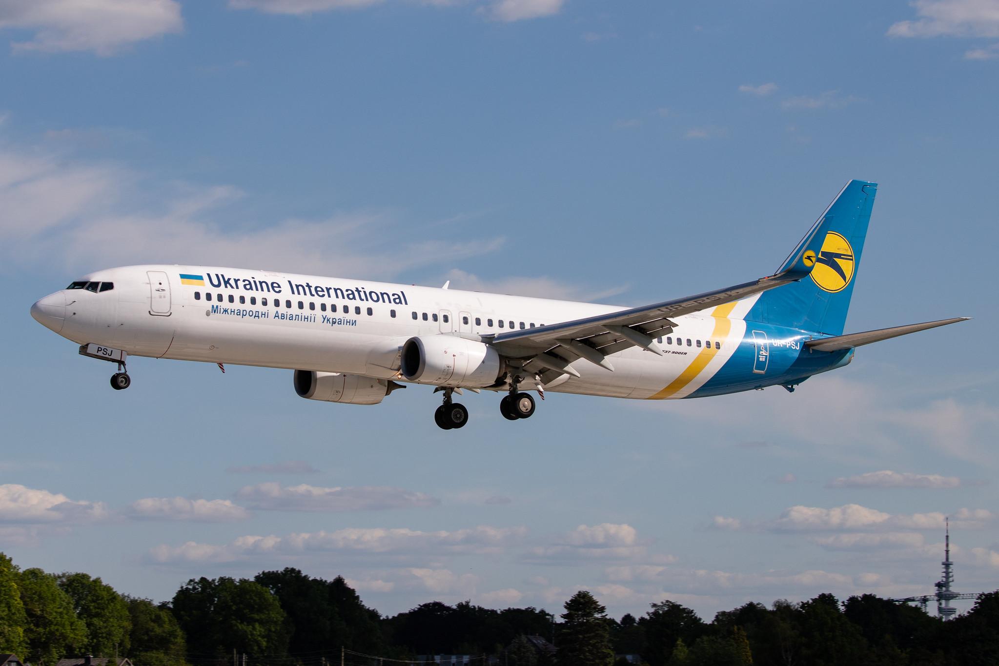 Hamburg Airport: Ukraine International Airlines (PS / AUI) | Operator: Ukraine Int. Airlines |  Boeing 737-9KV(ER) B739 | UR-PSJ | MSN 41535
