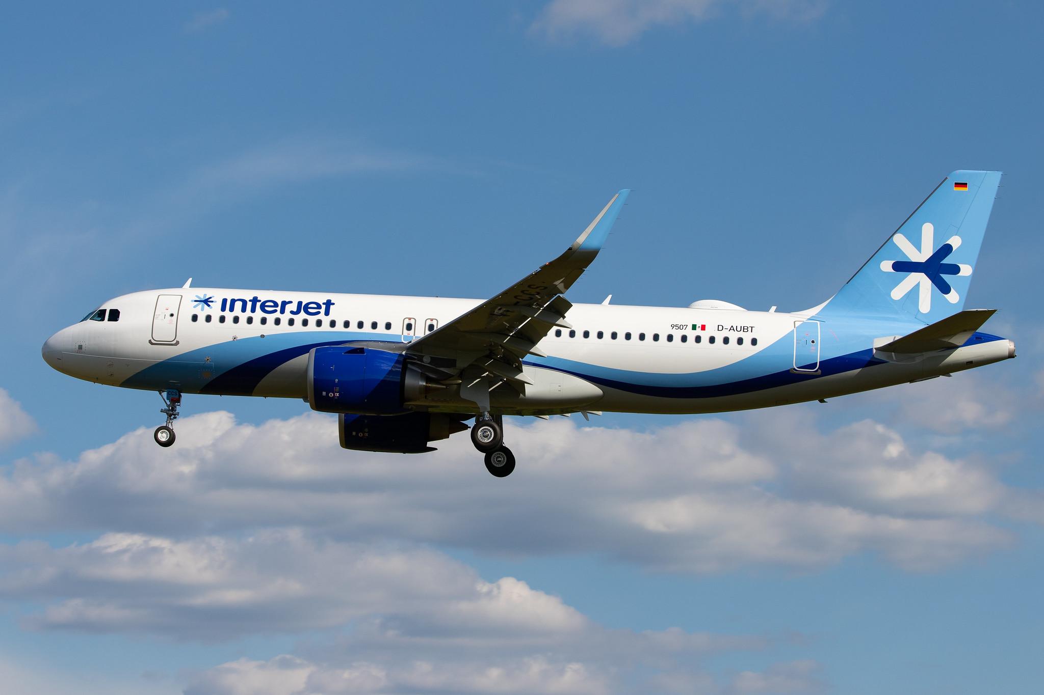 Hamburg Airport: Interjet (4O / AIJ) |  Airbus A320-251N A20N | D-AUBT | MSN 9507