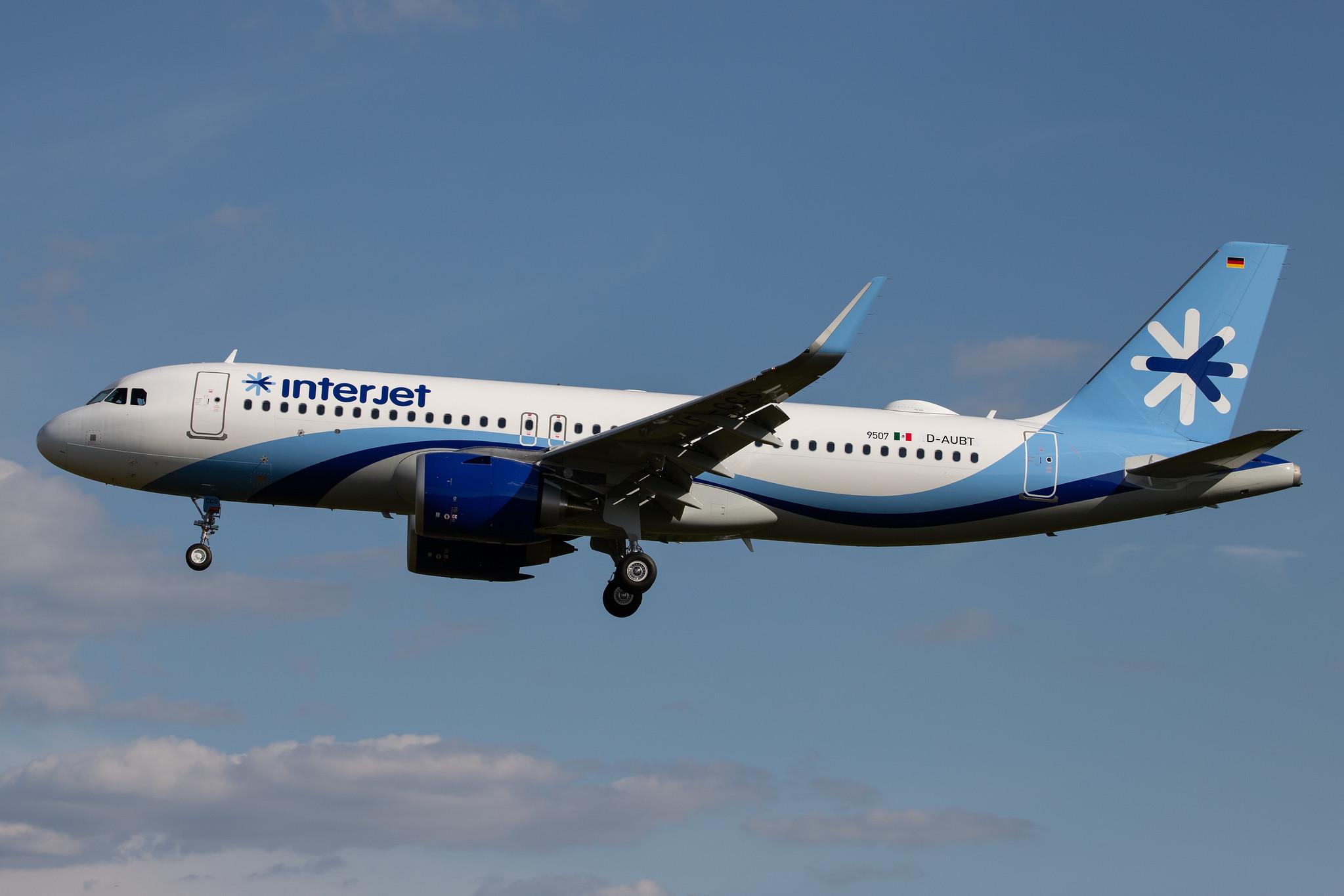 Hamburg Airport: Interjet (4O / AIJ) |  Airbus A320-251N A20N | D-AUBT | MSN 9507
