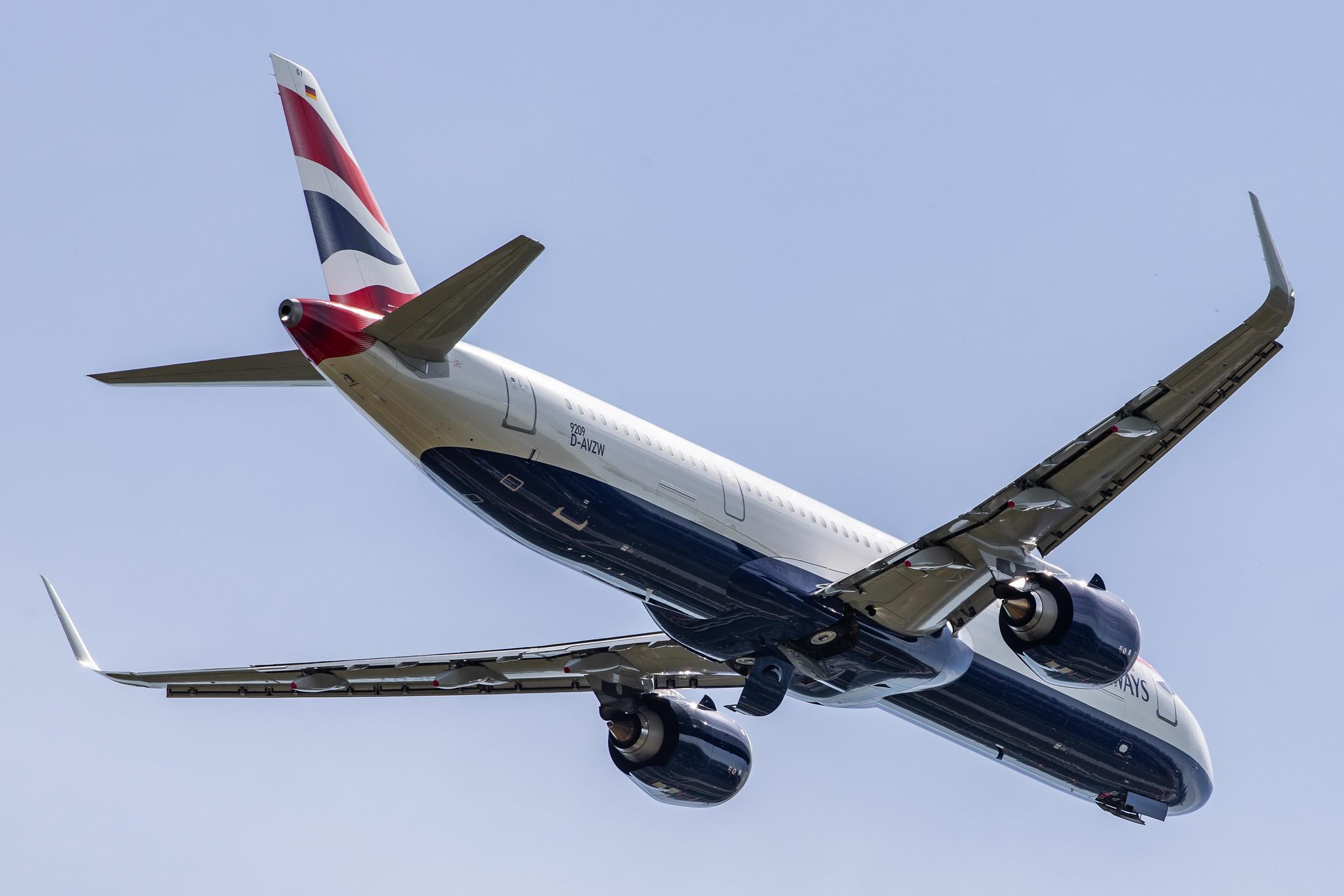 Hamburg Airport: British Airways (BA / BAW) |  Airbus A321-251NX A21N | D-AVZW | MSN 9209