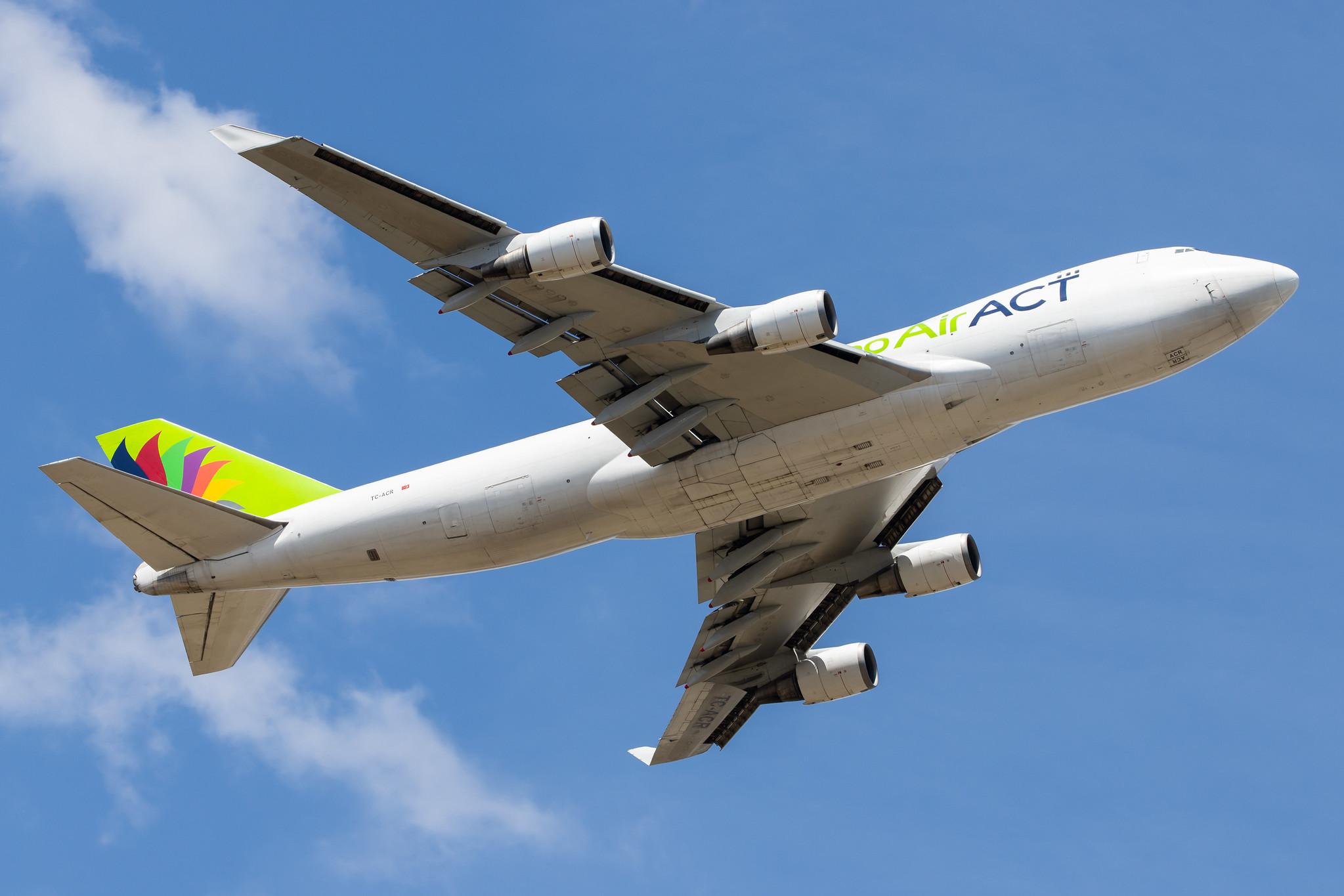 Frankfurt Airport: AirACT (9T / RUN) |  Boeing 747-428F(ER) B744 | TC-ACR | MSN 32866