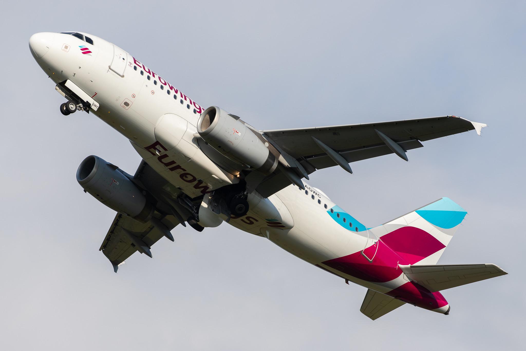 Hamburg Airport: Eurowings (EW / EWG) |  Airbus A319-132 A319 | D-AGWC | MSN 2976
