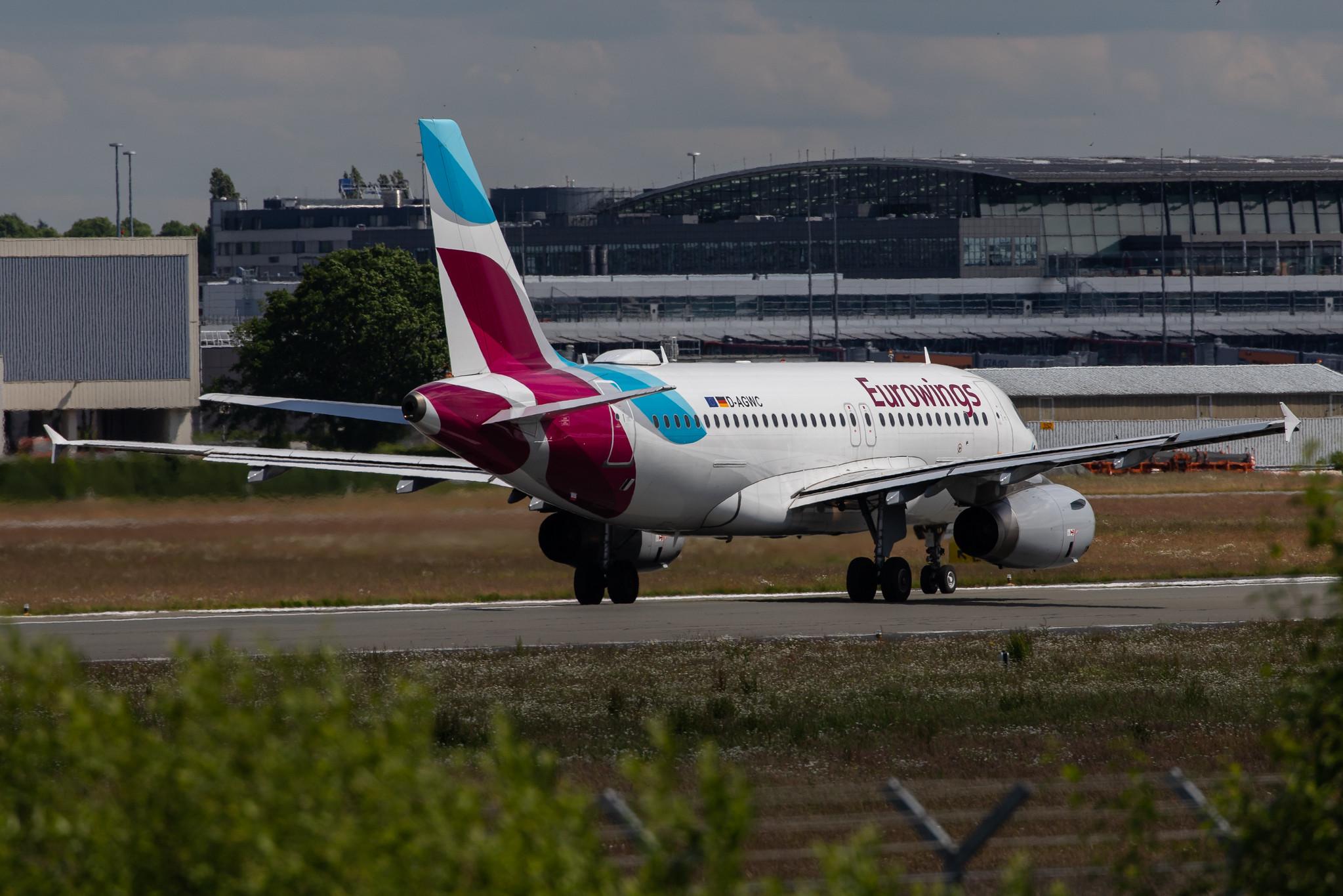 Hamburg Airport: Eurowings (EW / EWG) |  Airbus A319-132 A319 | D-AGWC | MSN 2976