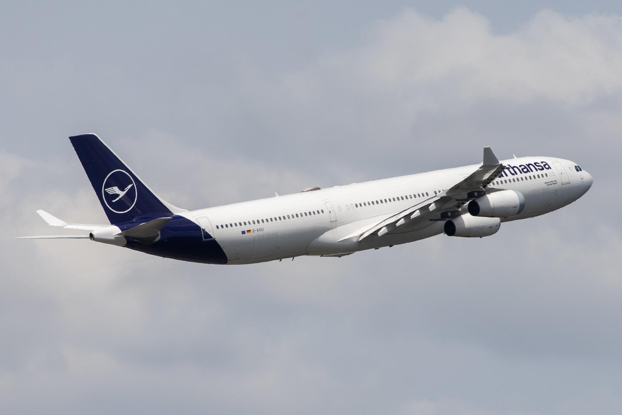 Frankfurt Airport: Lufthansa (LH / DLH) |  Airbus A340-313 A343 | D-AIGU | MSN 0321