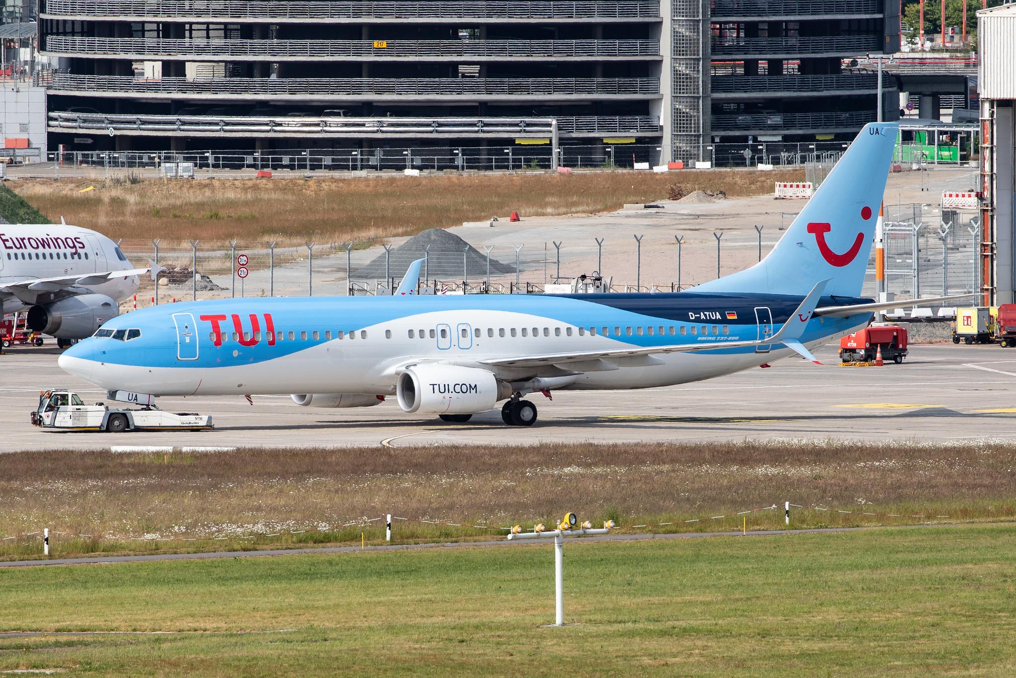Hamburg Airport: TUI (X3 / TUI) | Operator: TUI fly |  Boeing 737-8K5 B738 | D-ATUA | MSN 37245