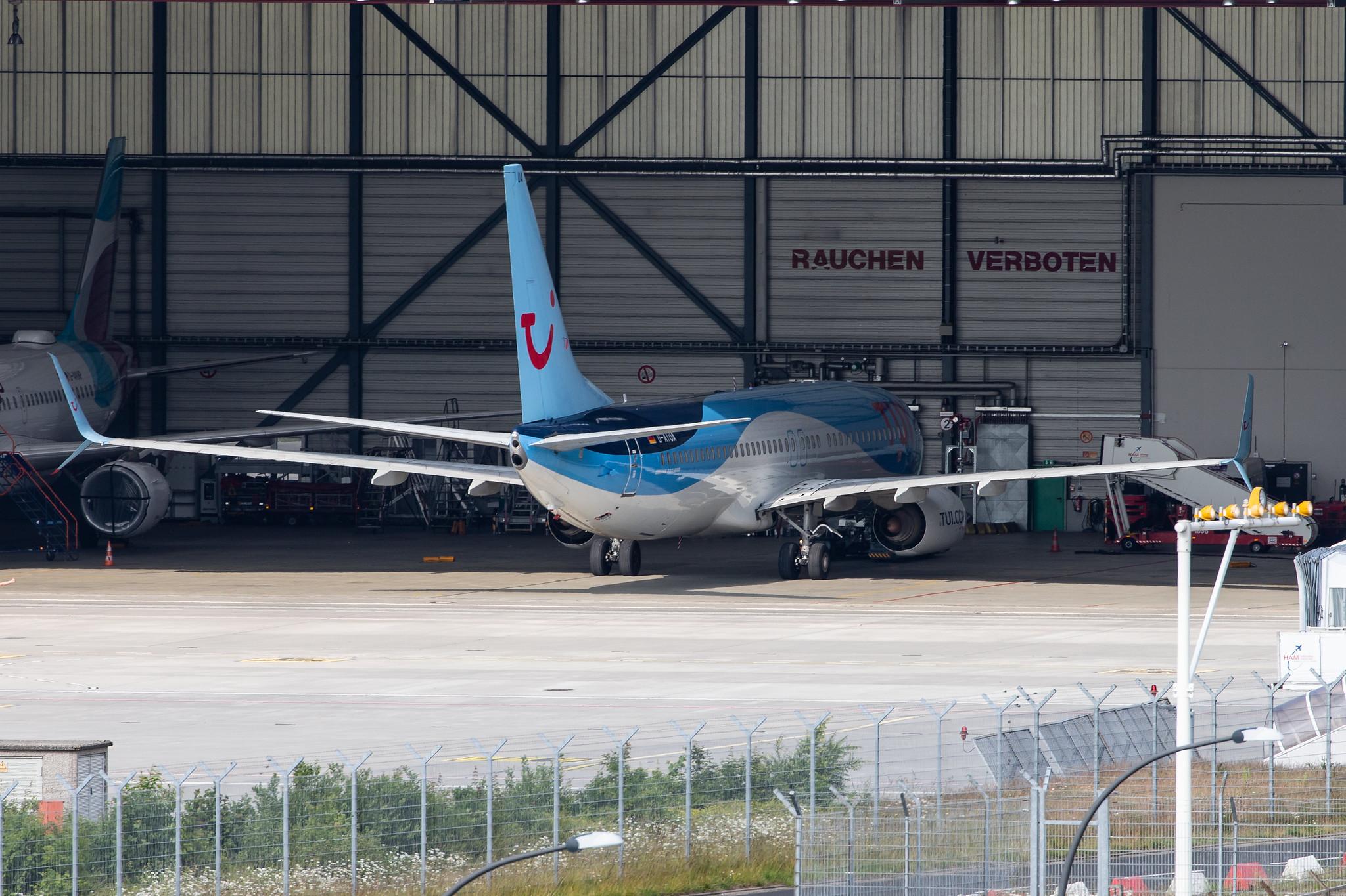Hamburg Airport: TUI (X3 / TUI) | Operator: TUI fly |  Boeing 737-8K5 B738 | D-ATUA | MSN 37245