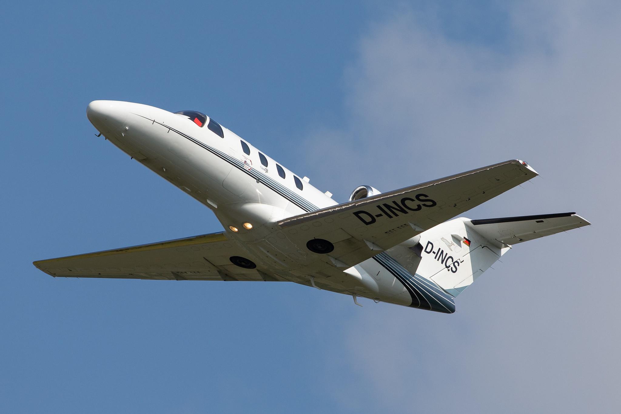 Hamburg Airport: JK JetKontor |  Cessna 525 CitationJet CJ1 C525 | D-INCS | MSN 525-0466