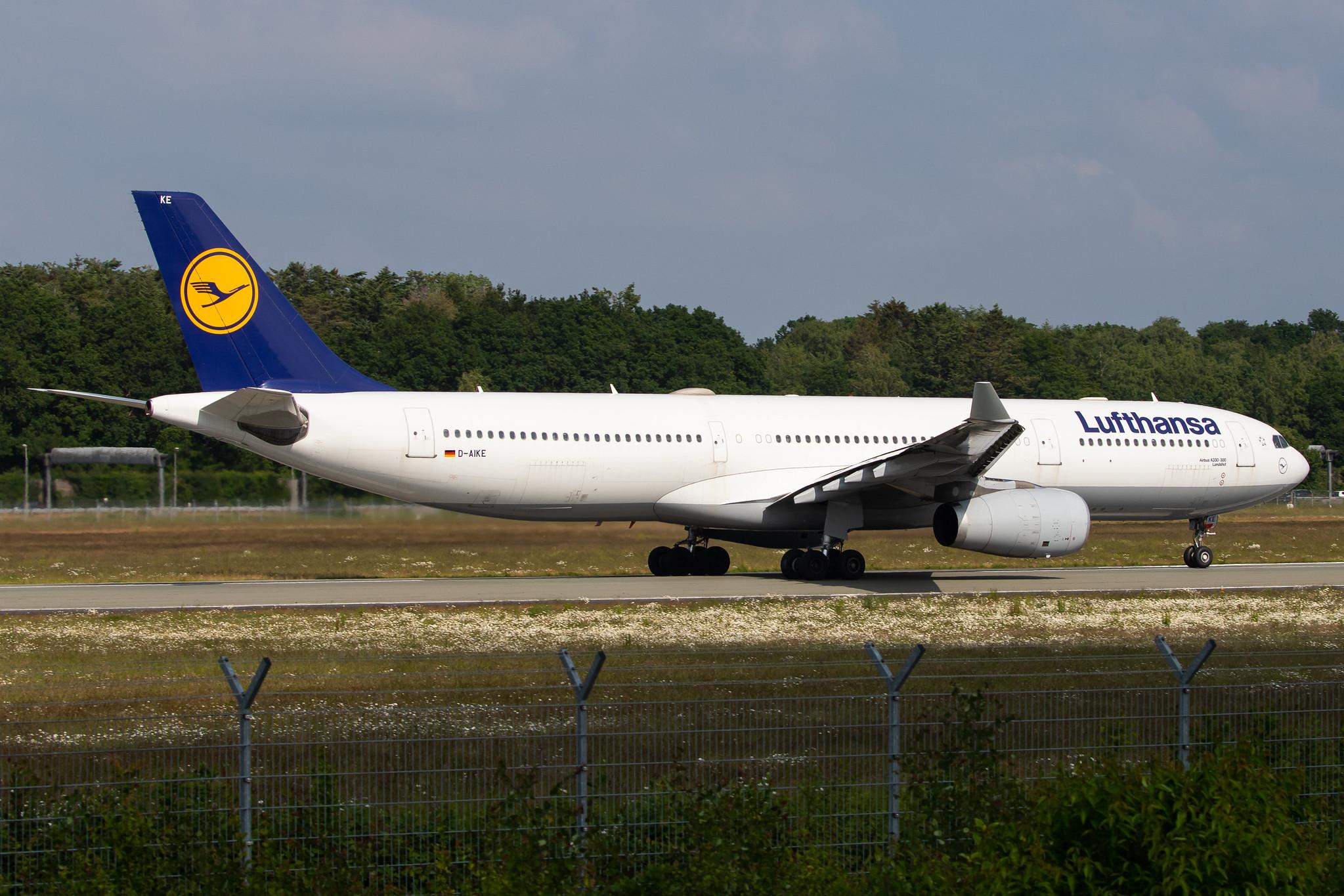 Hamburg Airport: Lufthansa (LH / DLH) |  Airbus A330-343 A333 | D-AIKE | MSN 0636