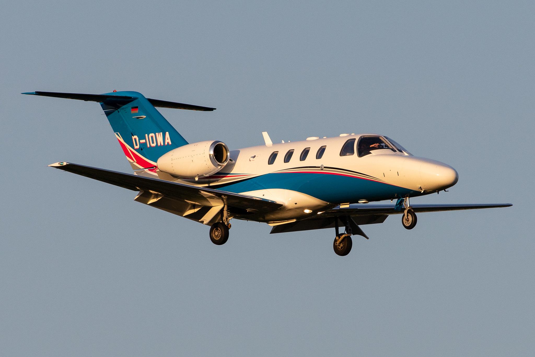 Hamburg Airport: Private Owner |  Cessna 525 CitationJet CJ1+ C525 | D-IOWA | MSN 525-0624